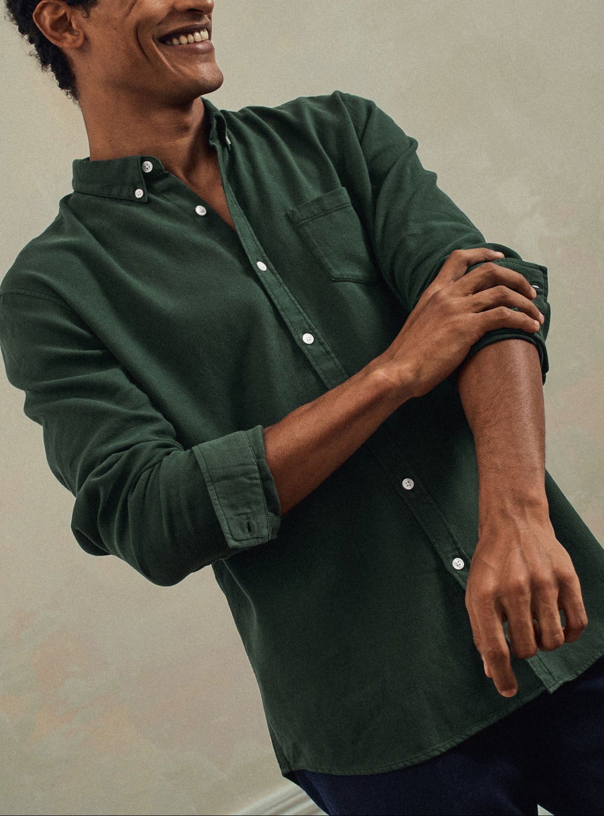 Tribeca Bottle Green Shirt