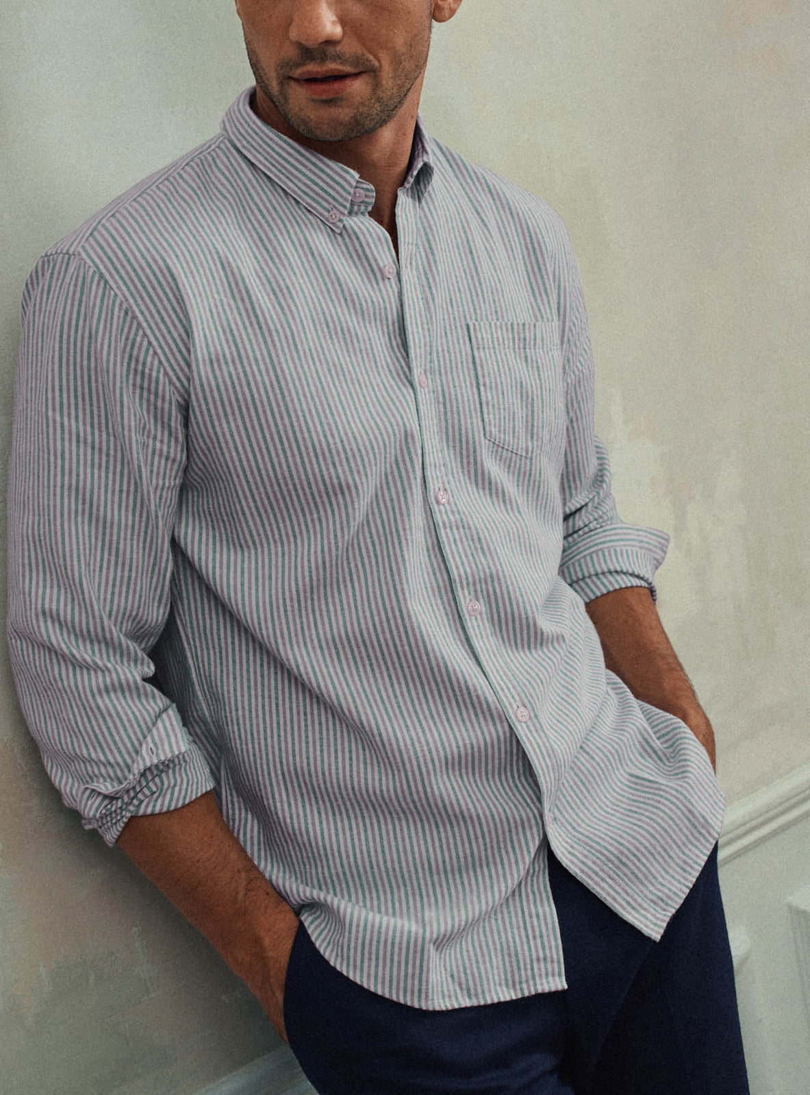 Chemise Tribeca Ocean/Grey