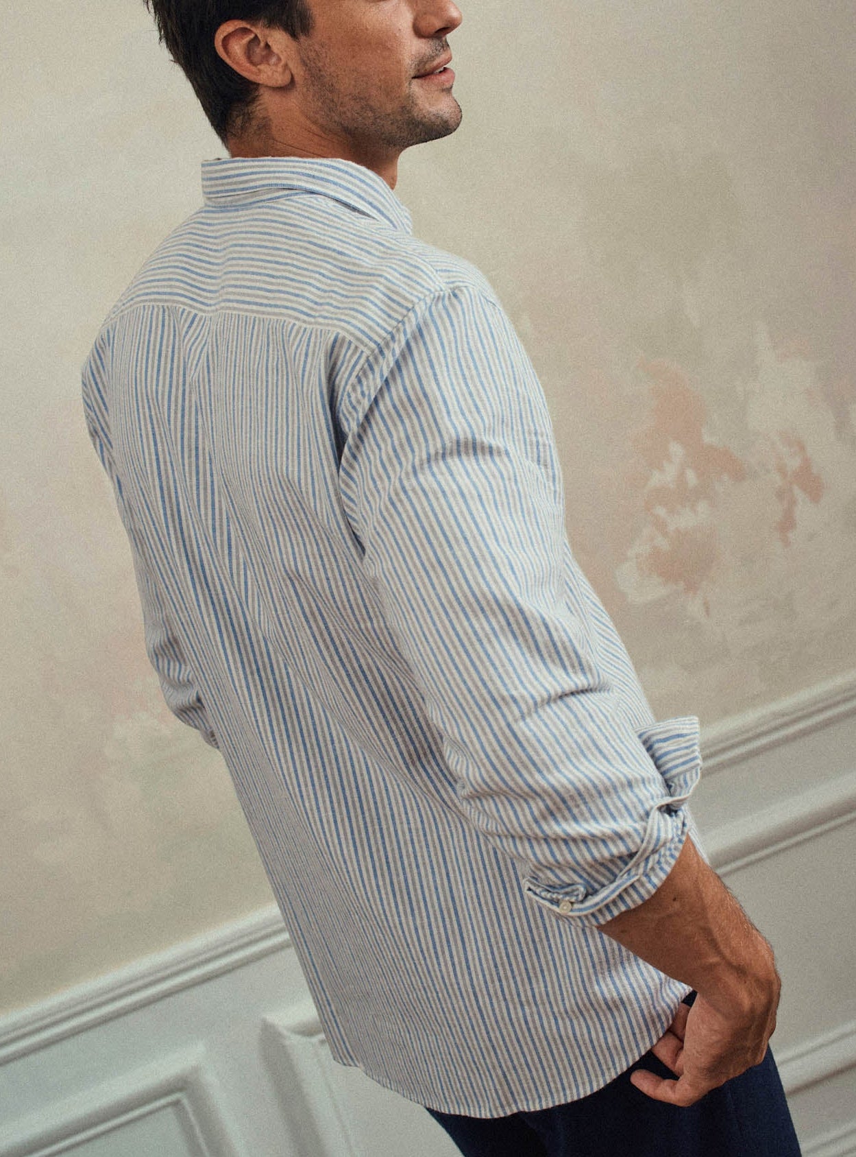 Chemise Tribeca Ocean/Grey-4