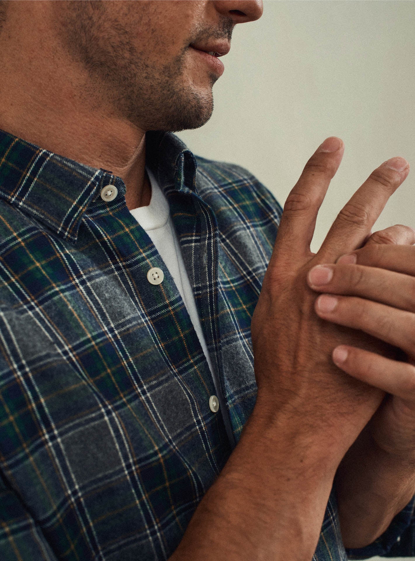 Chemise Mercer Grey/Navy