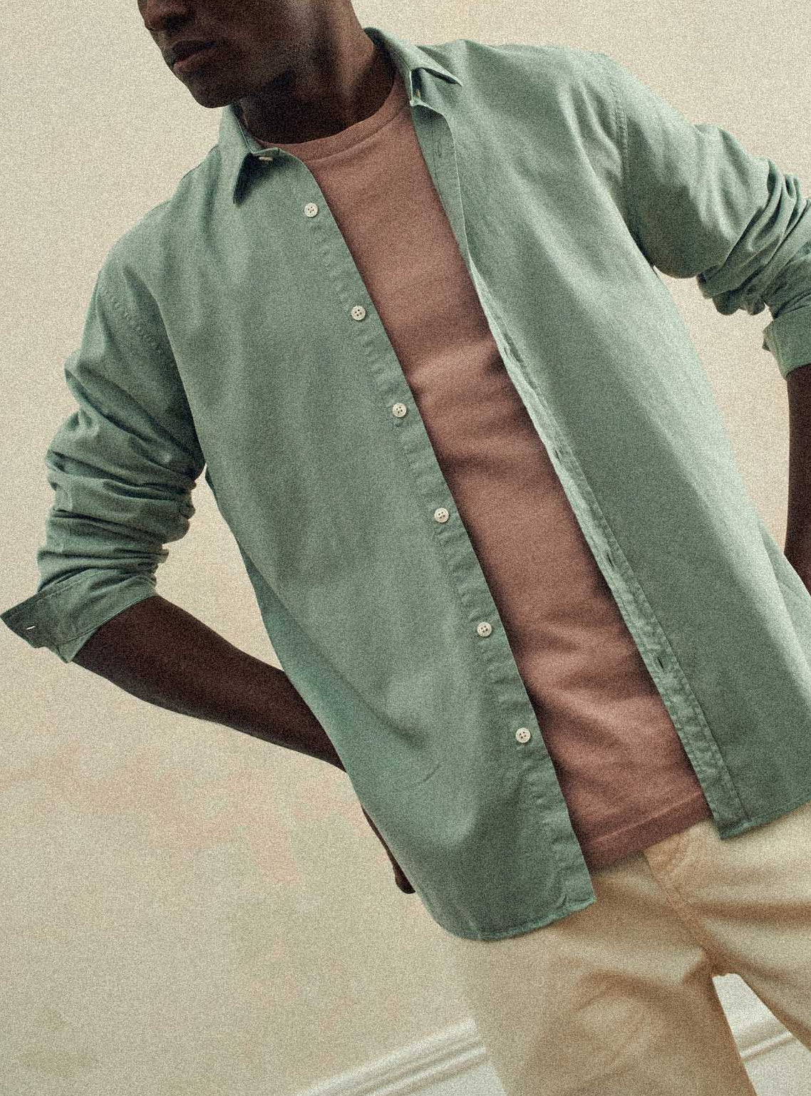 Chemise Mercer Eucalyptus-1