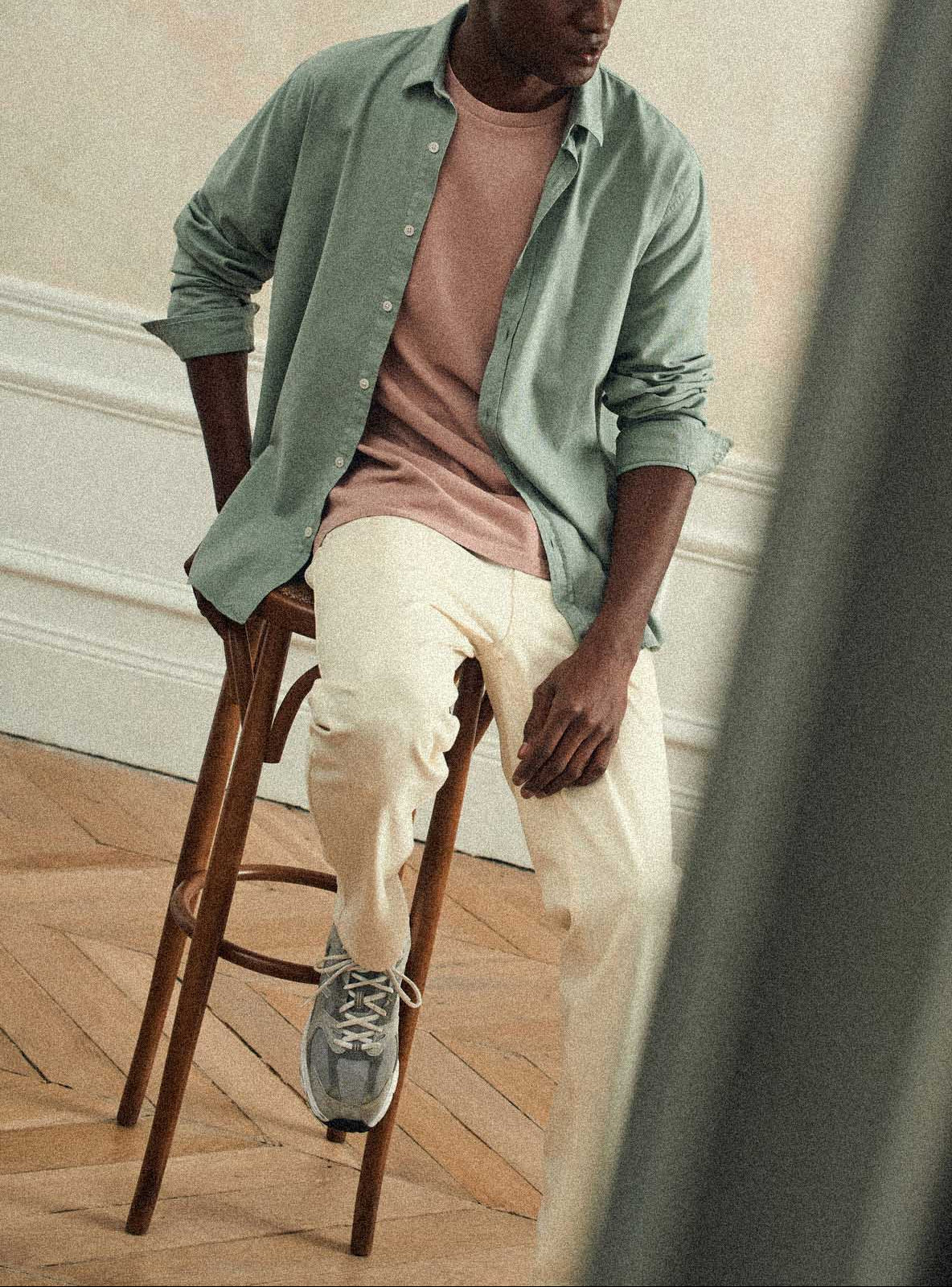 Chemise Mercer Eucalyptus-3