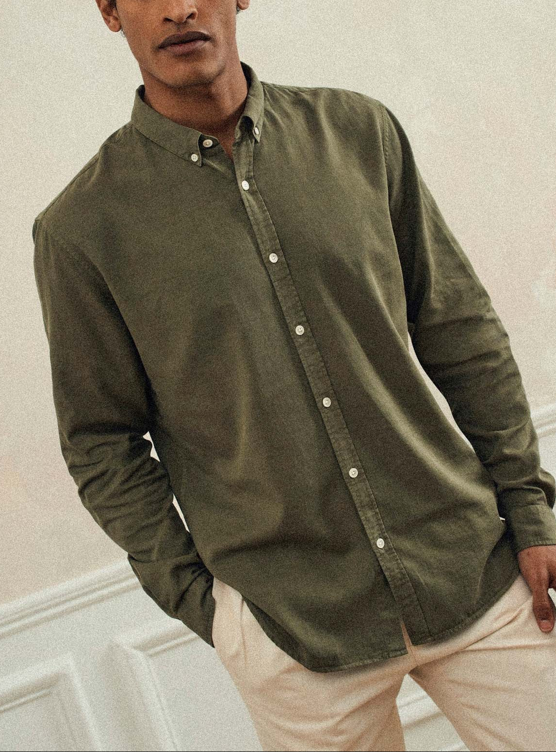 Chemise College Khaki