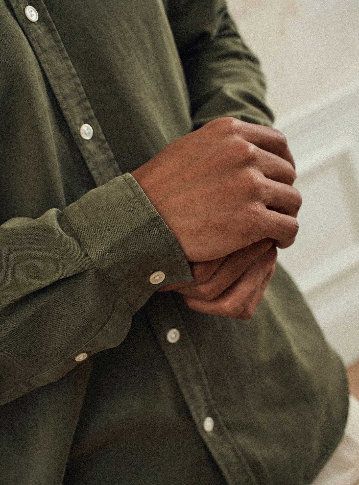 Chemise College Khaki-2