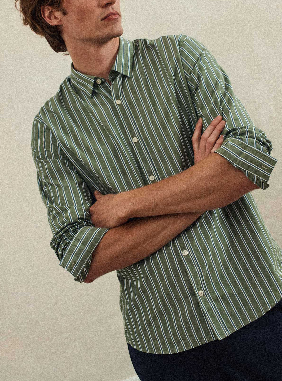 Mercer Khaki/Abyss Shirt-1
