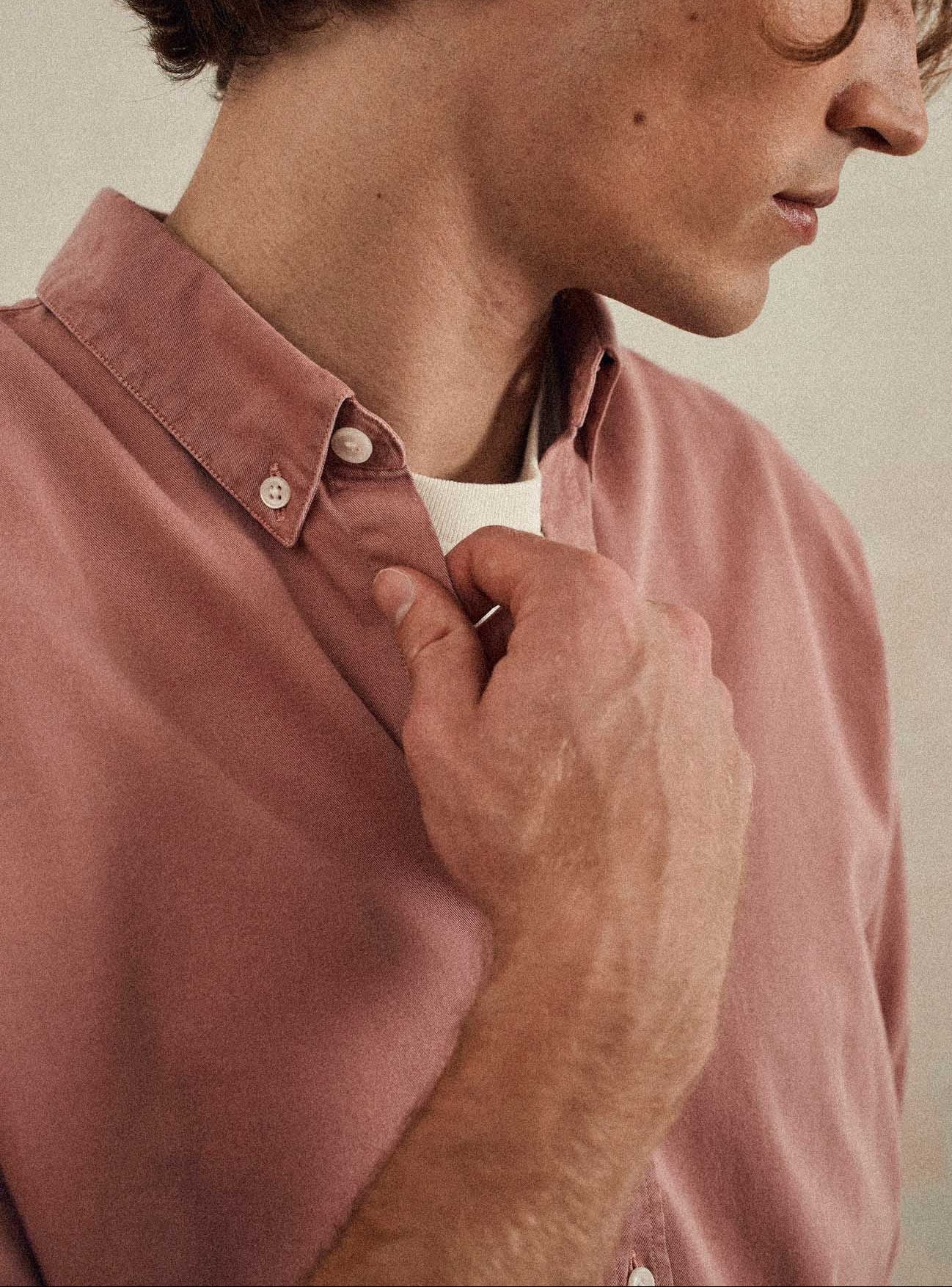Chemise College Sepia-2