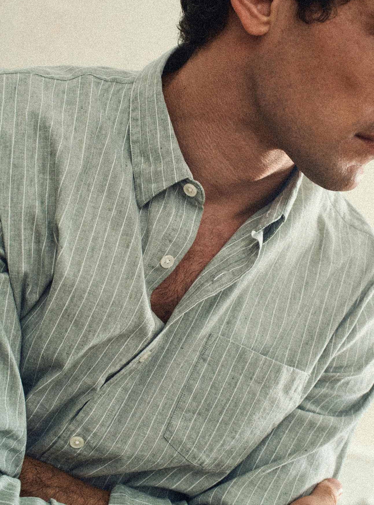 Chemise Soho Khaki/White-2