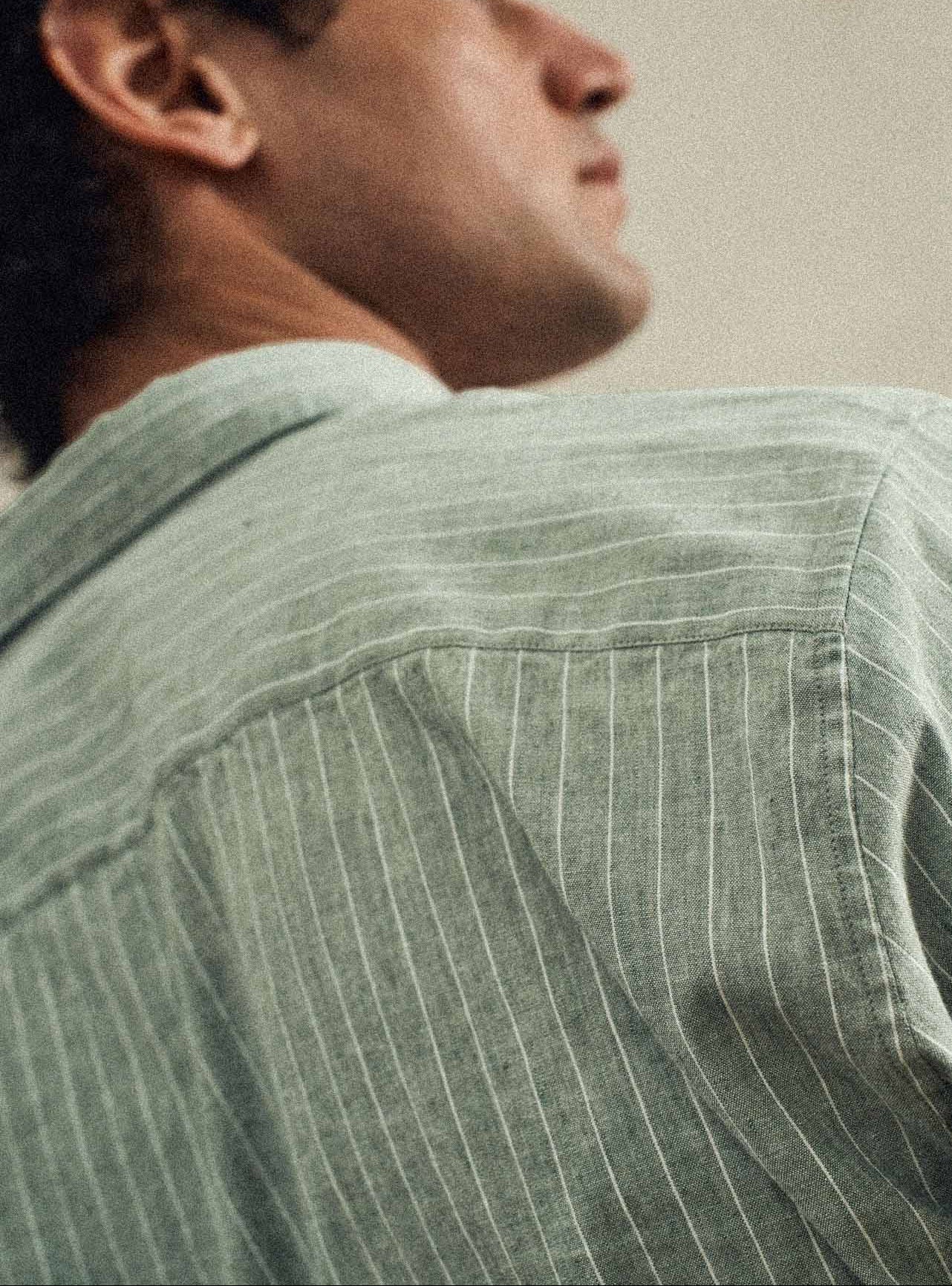 Chemise Soho Khaki/White-4