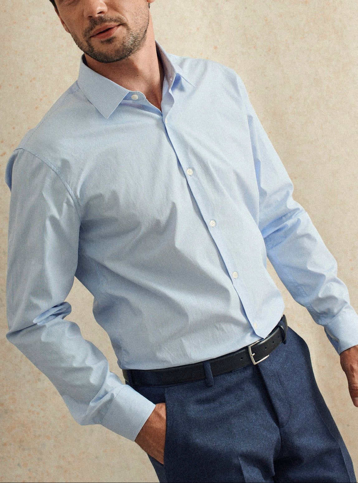 Chemise Jake Blue/White-1