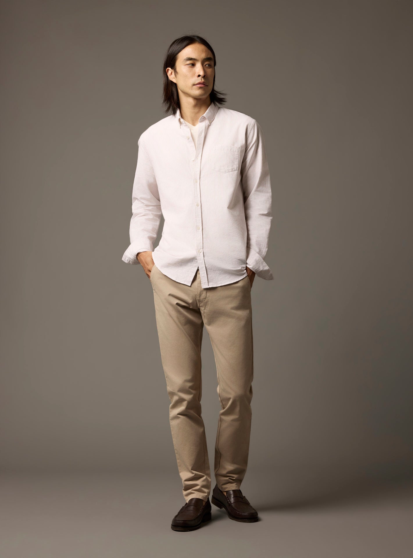 Tribeca White/Chanvre Shirt-2