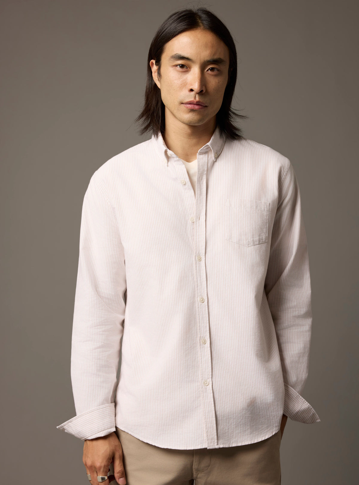 Tribeca White/Chanvre Shirt