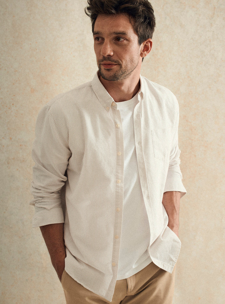 Tribeca White/Chanvre Shirt