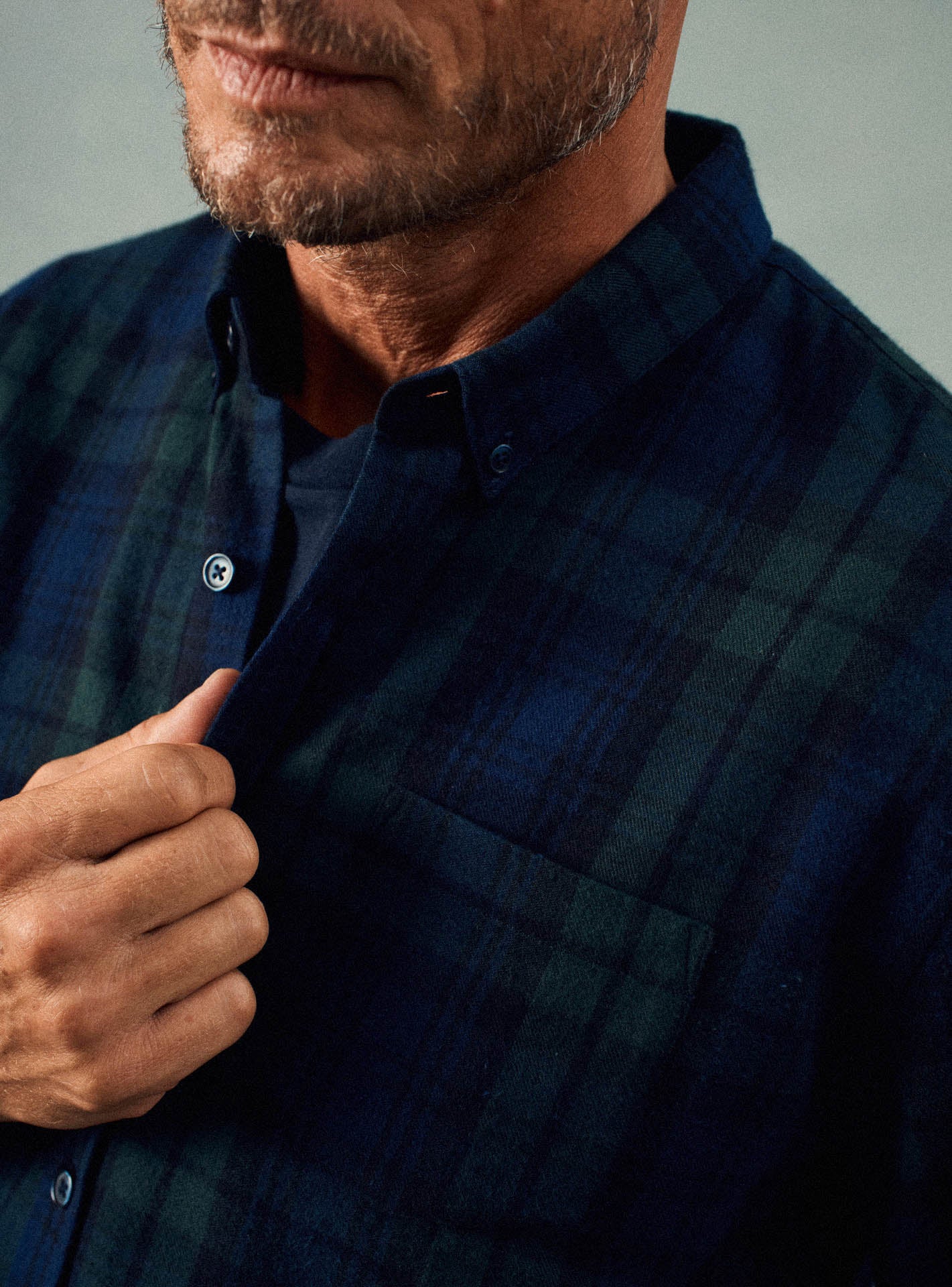 Tribeca Navy/Cedar Shirt-2