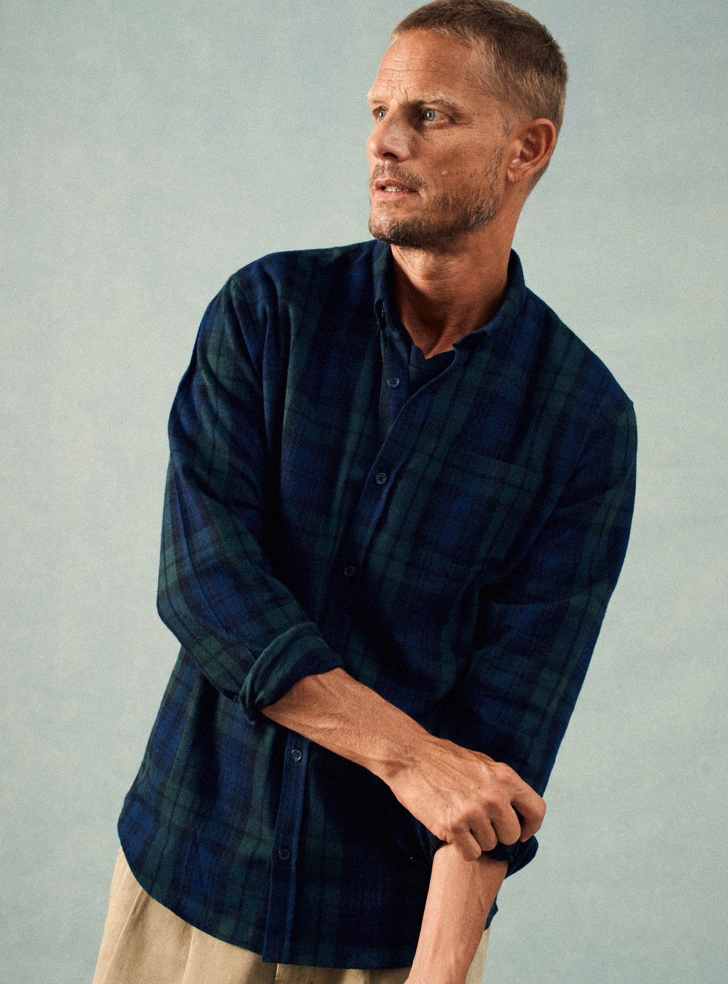 Tribeca Navy/Cedar Shirt