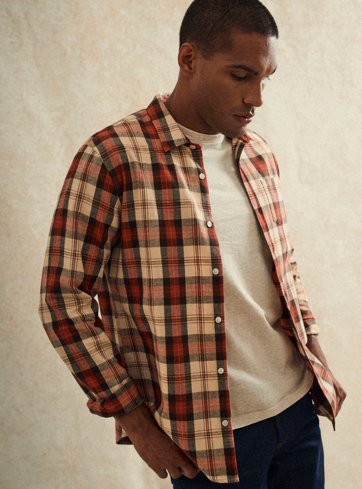 Chemise Soho Ecru/Tabasco