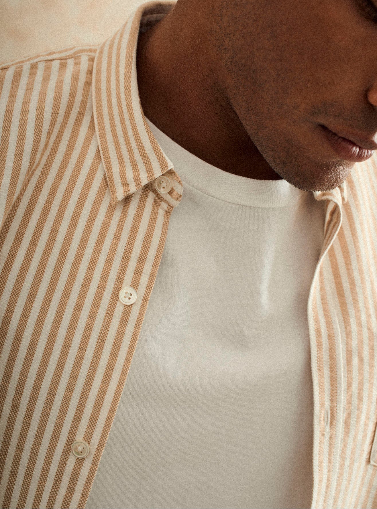 Soho Off-white/Mustard Shirt-2