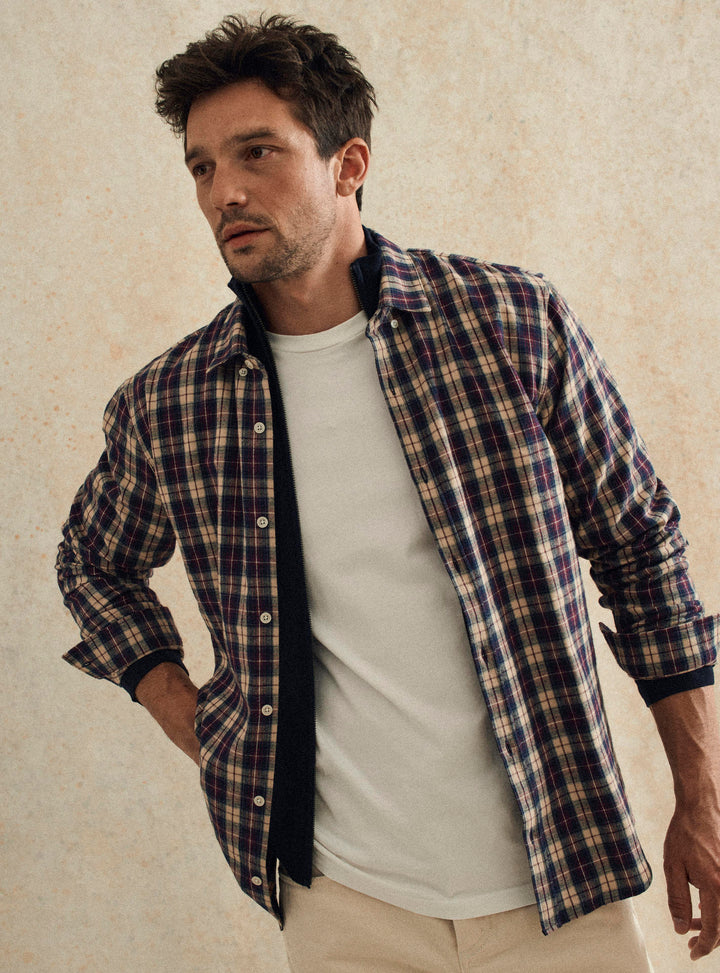 Mercer Off-white/Amethyst Shirt