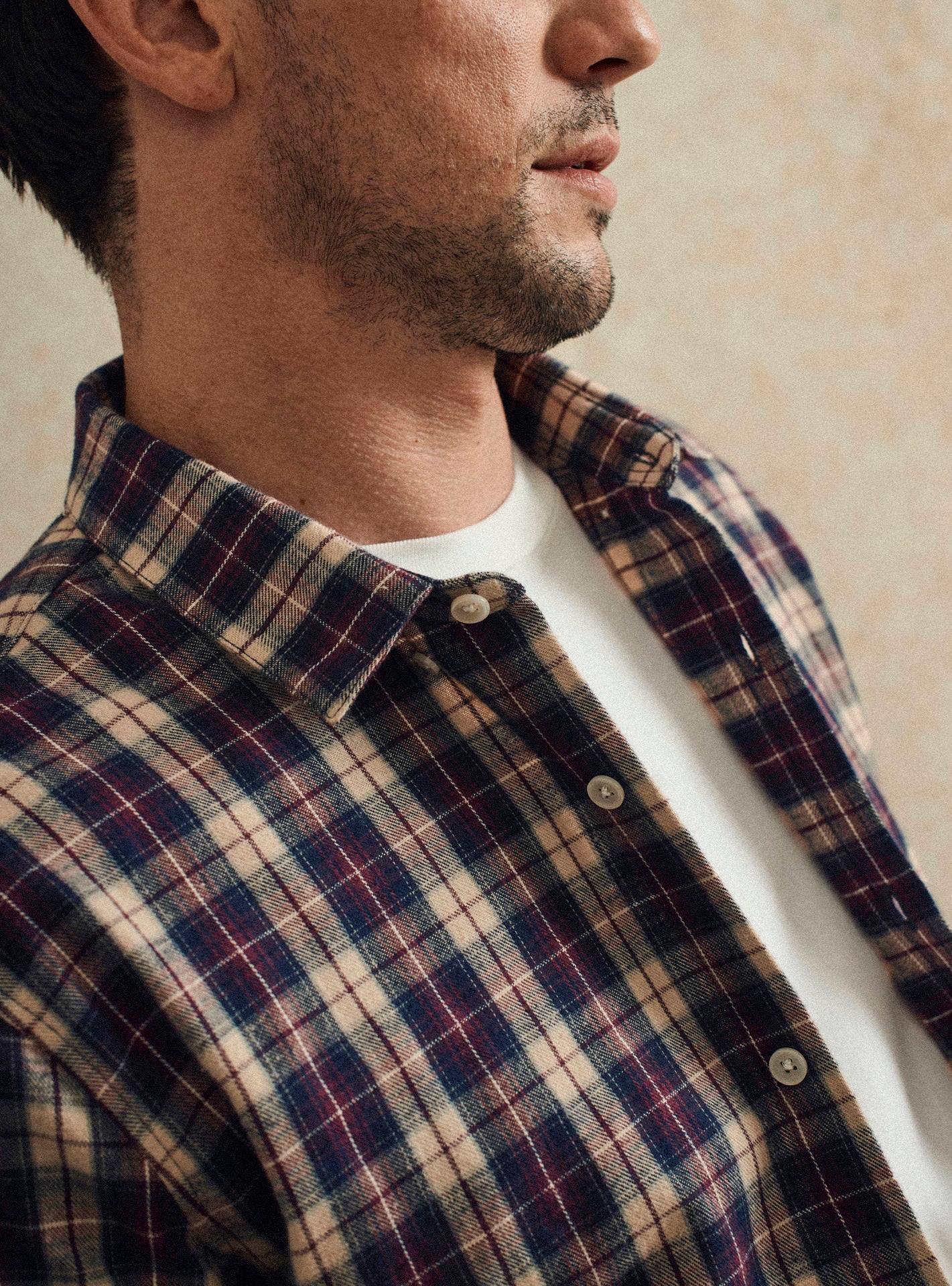 Mercer Off-white/Amethyst Shirt