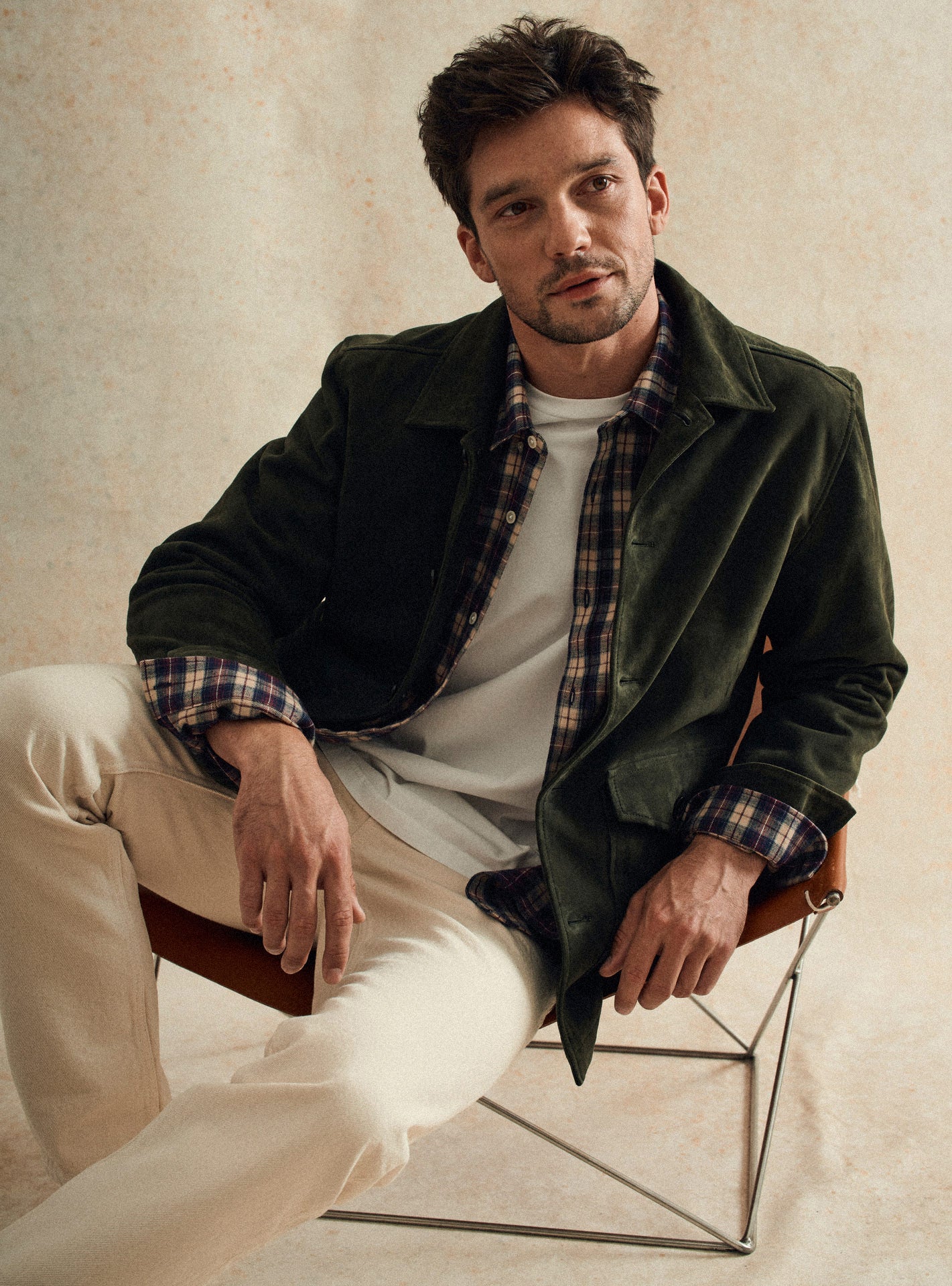 Mercer Off-white/Amethyst Shirt