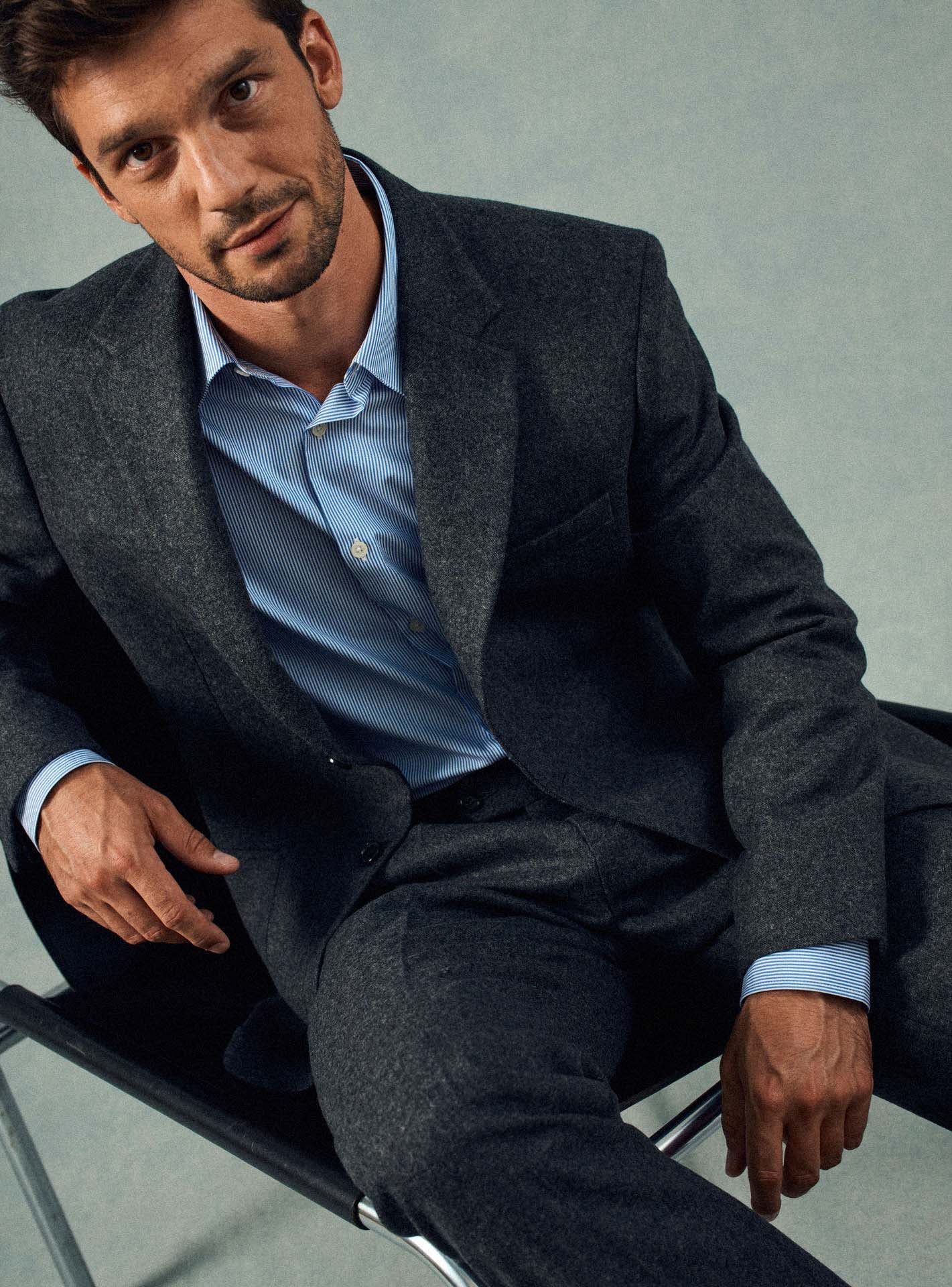 Chemise Jake White/Horizon-5