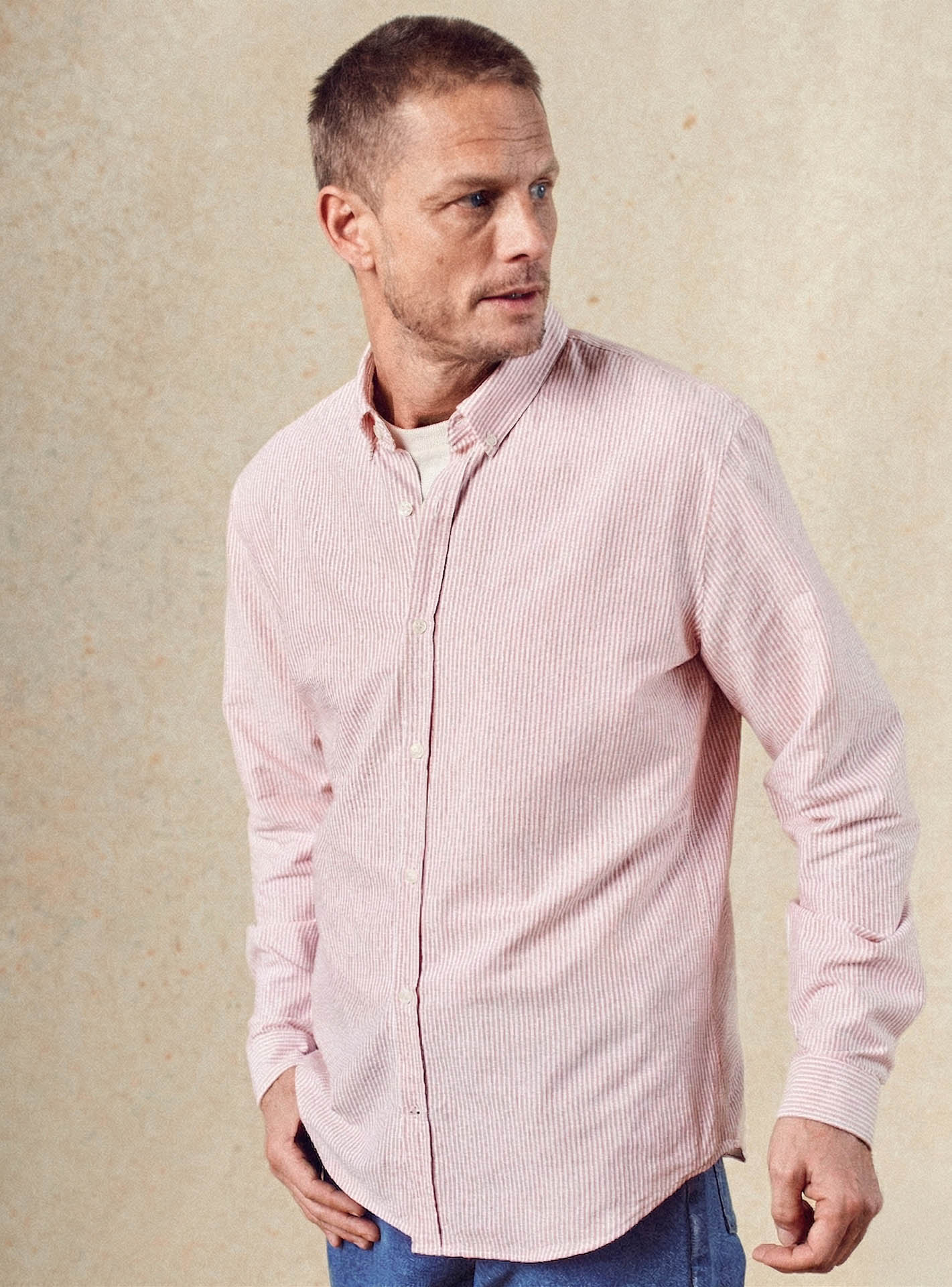 Chemise College Pumpkin/Ecru
