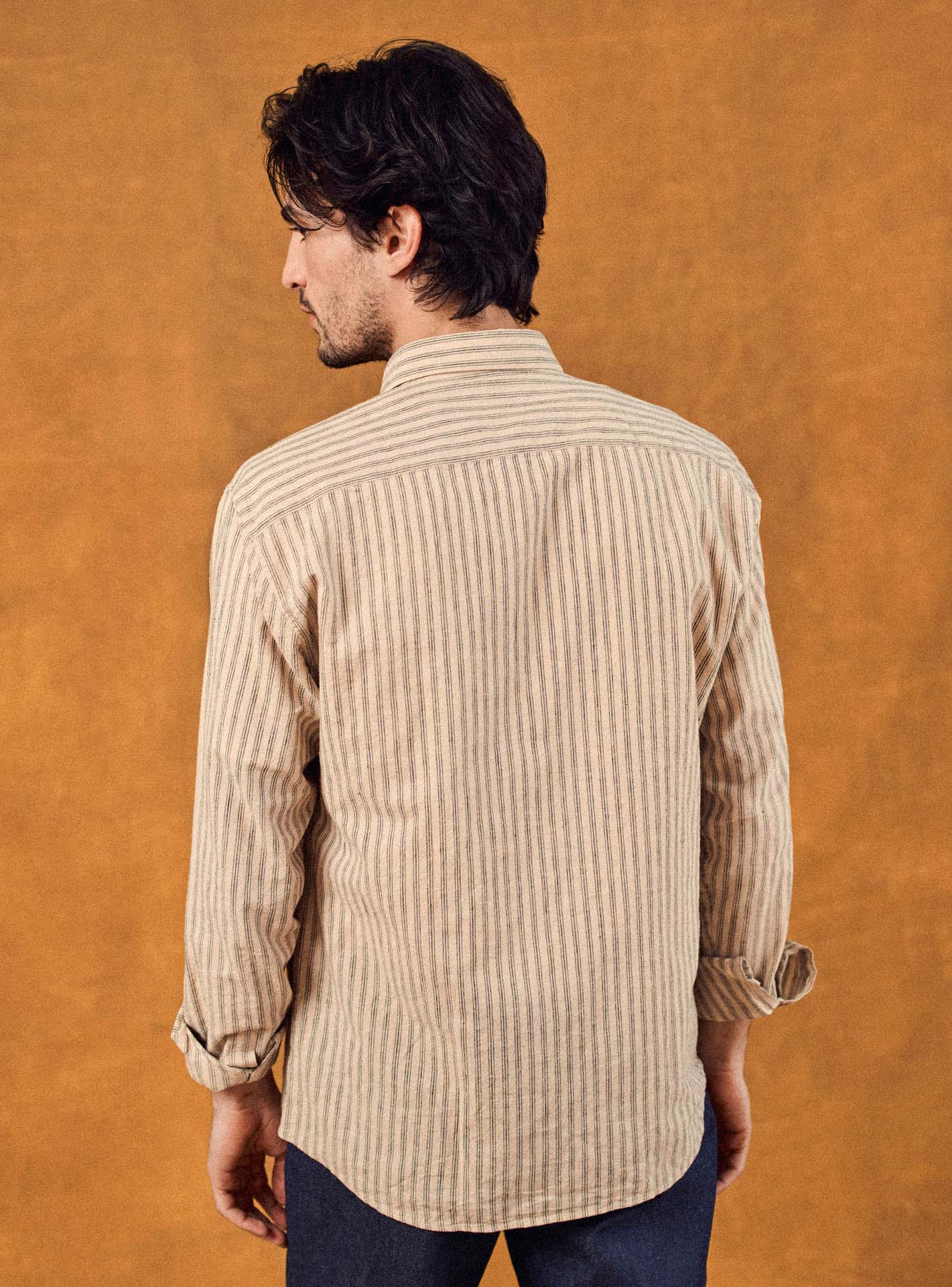 Soho Off-white/Navy Shirt-4