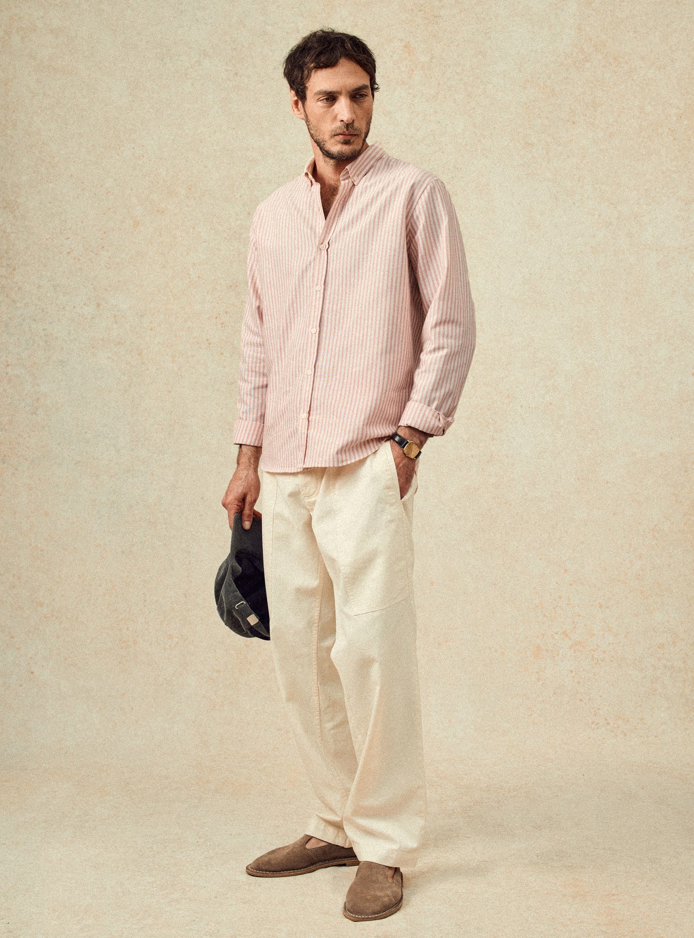 Chemise College Ecru/Rosette-5