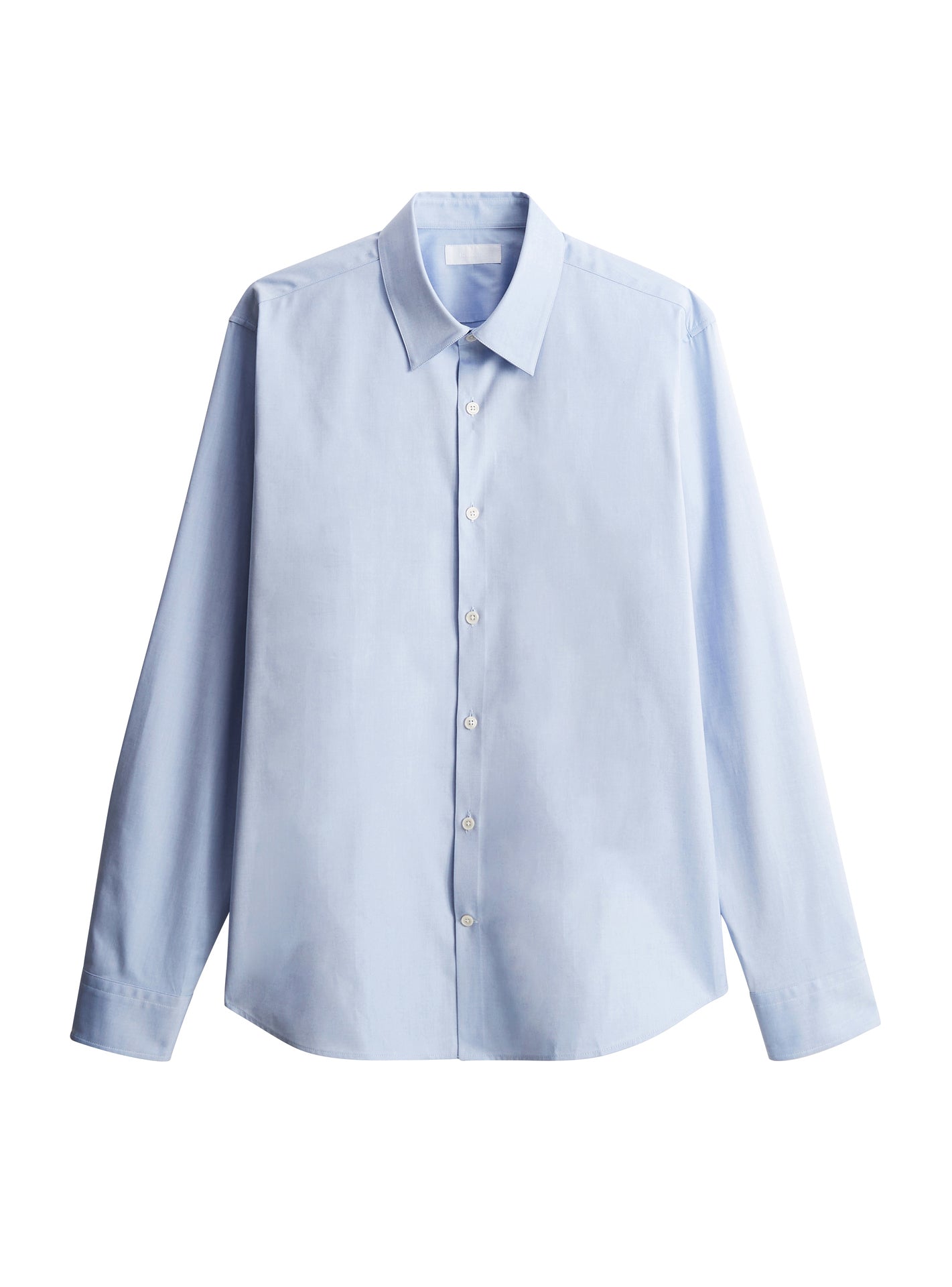 Chemise Jake Ciel –  Chemise rayé 100% coton bleues et blanches avec coupe semi-ajustée et col français – packshot