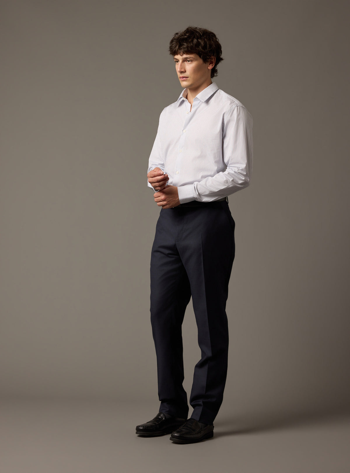 Chemise Jake Ciel/White-4