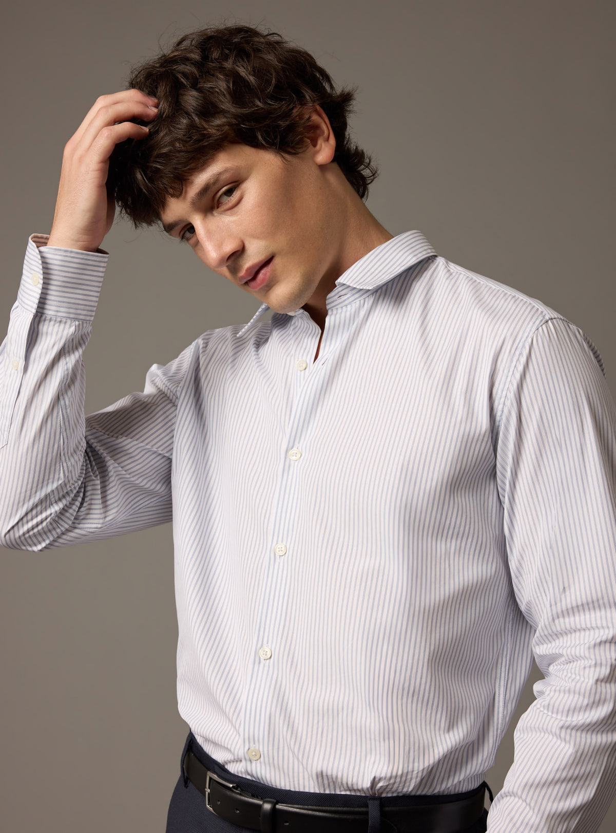 Chemise Jake Ciel/White