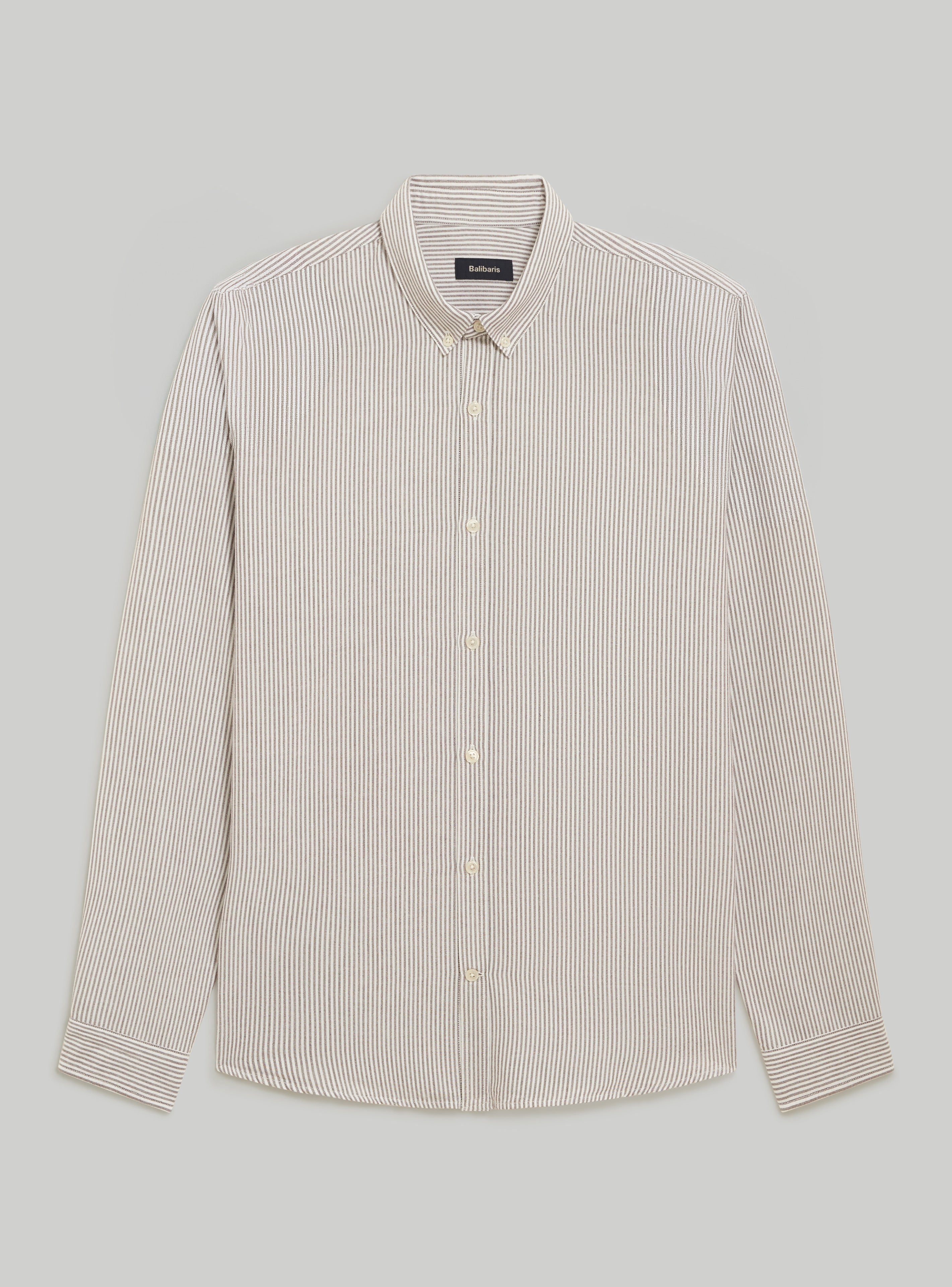 Chemise College White/Raisin-5