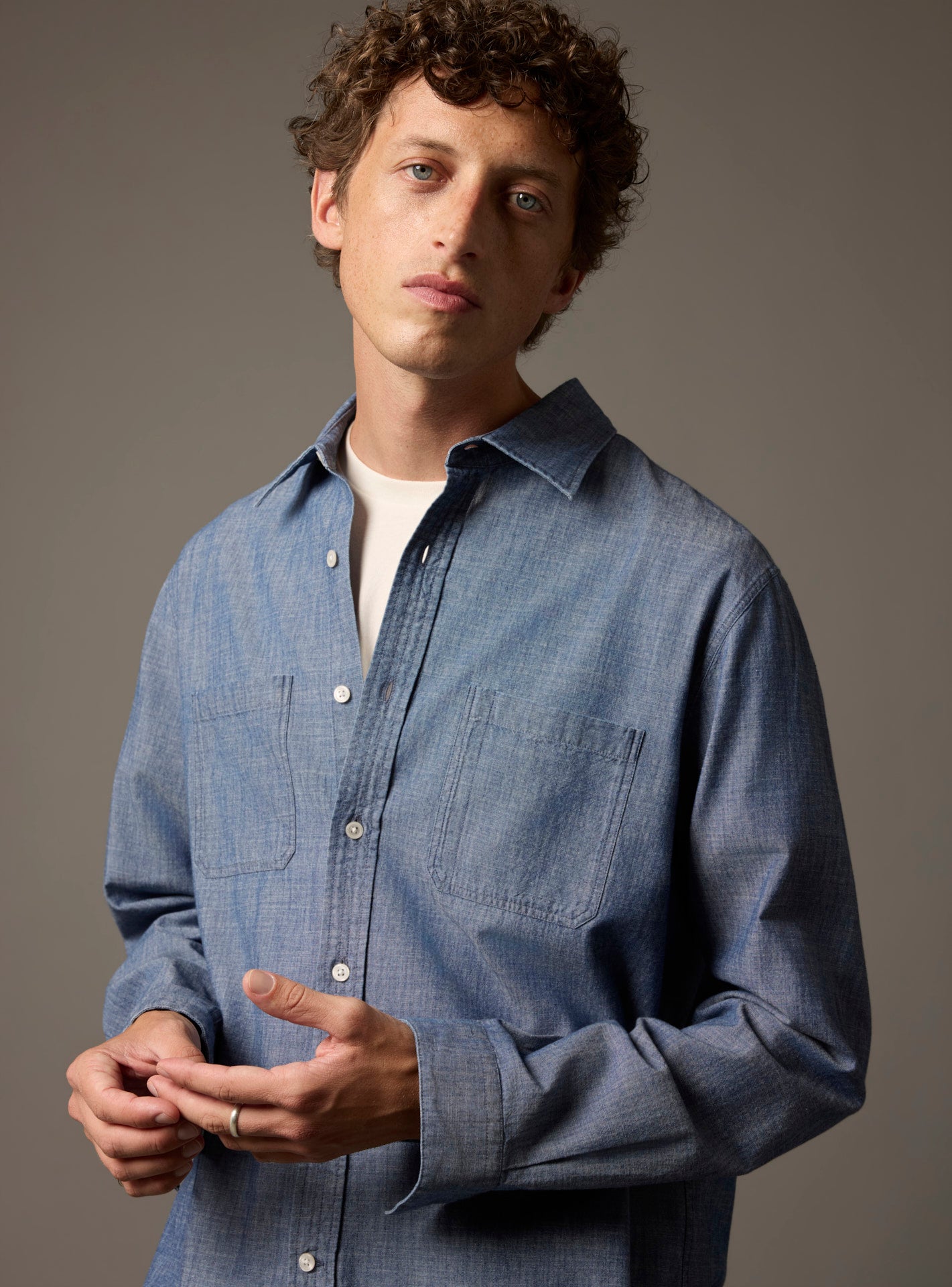Roger Chambray Shirt-4