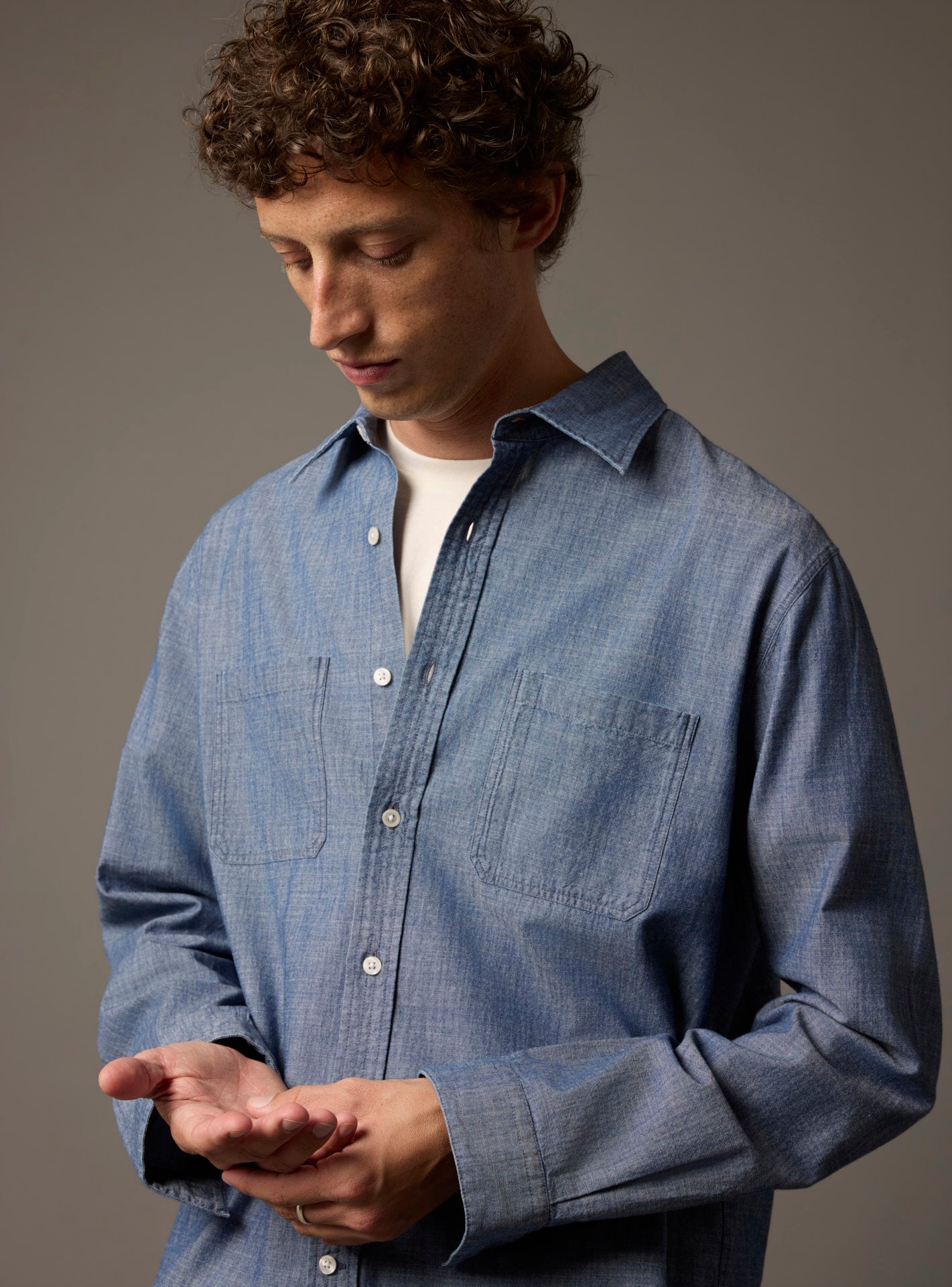Roger Chambray Shirt-5