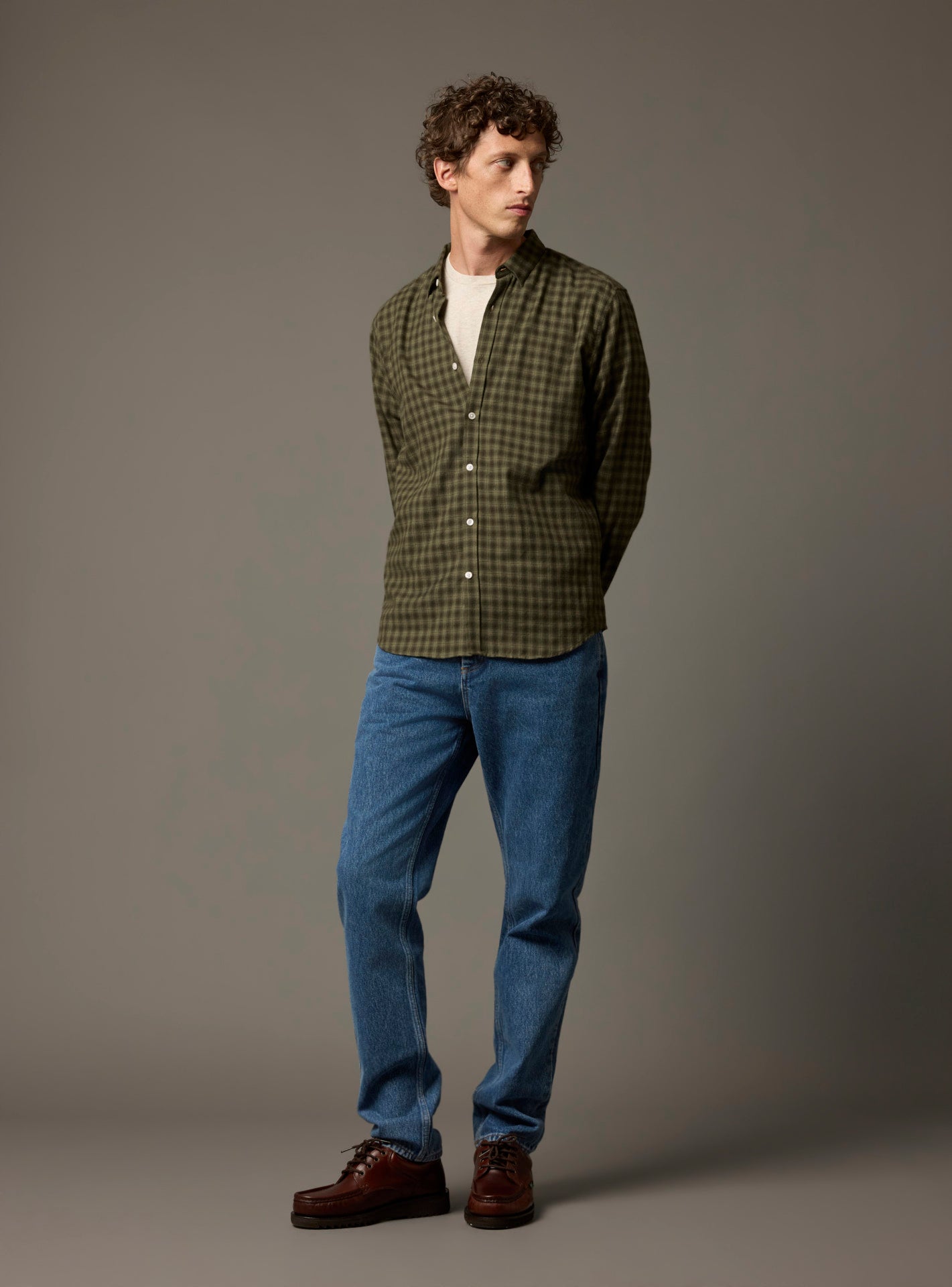 Mercer Evergreen/Dark Khaki Shirt