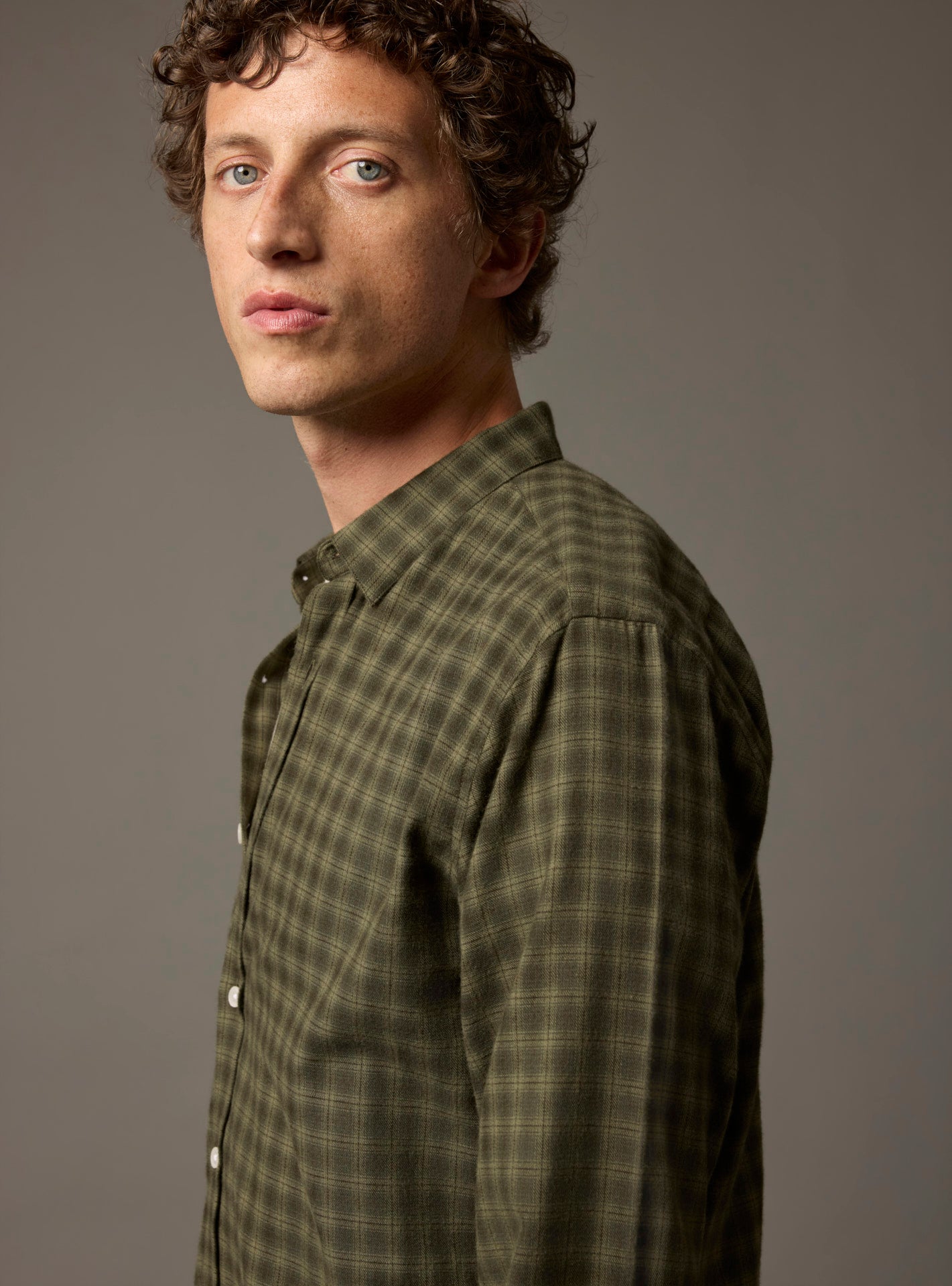 Mercer Evergreen/Dark Khaki Shirt-4