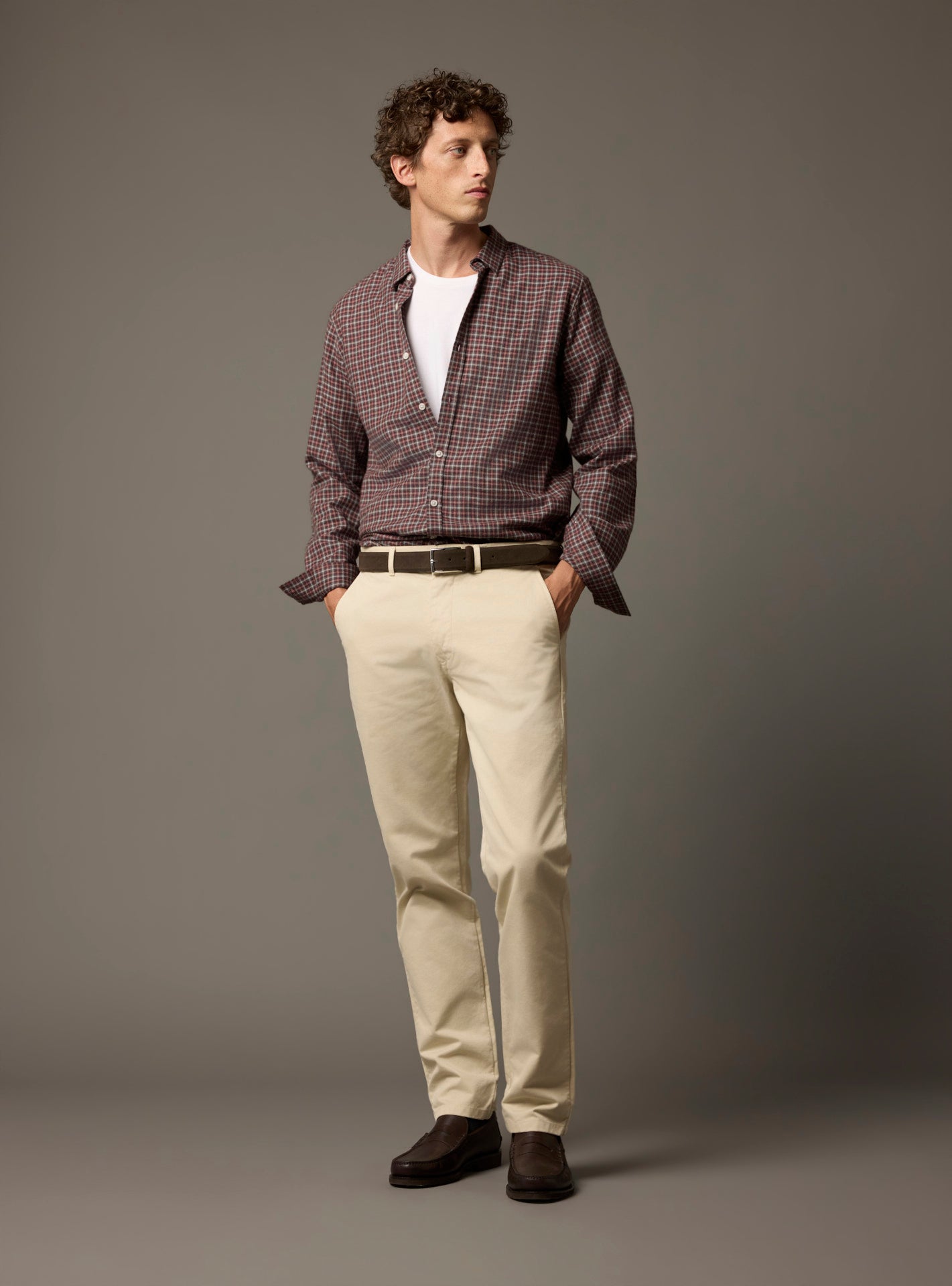 Mercer Mahogany/Craie Shirt