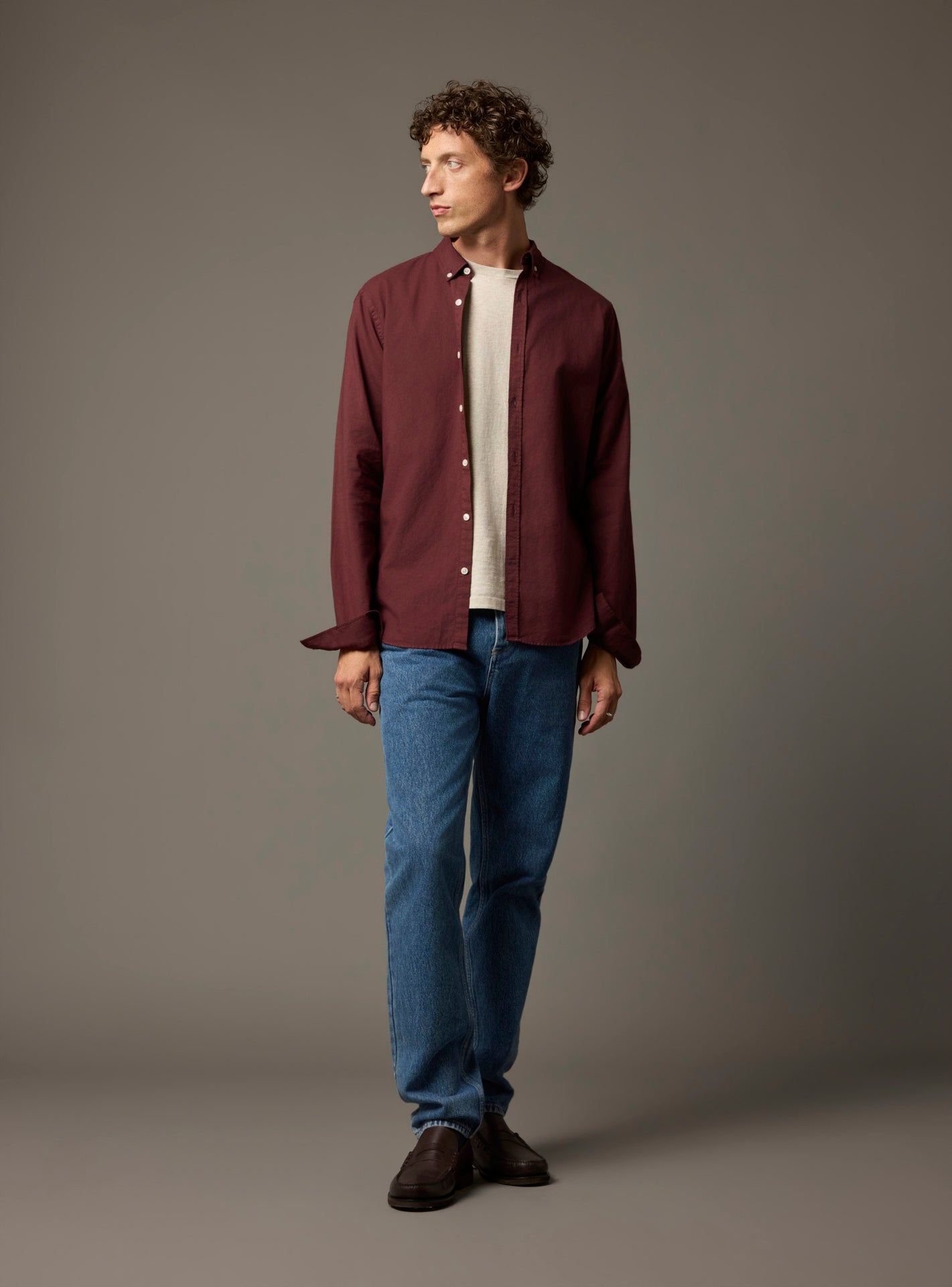 College Mahogany Shirt-2