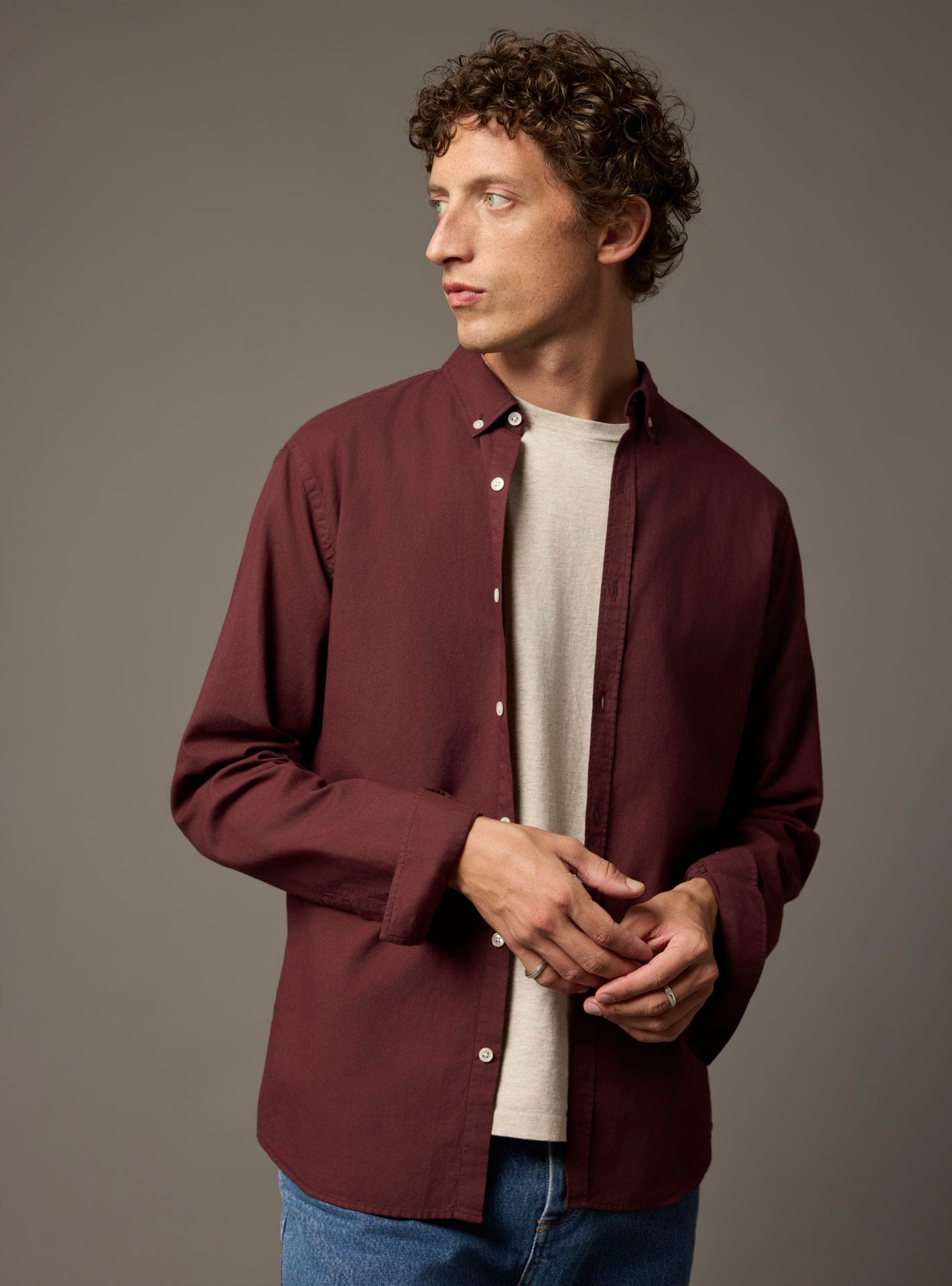 College Mahogany Shirt-1