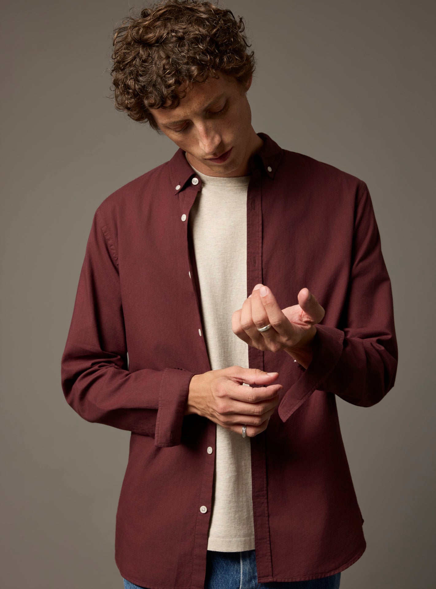 College Mahogany Shirt-4