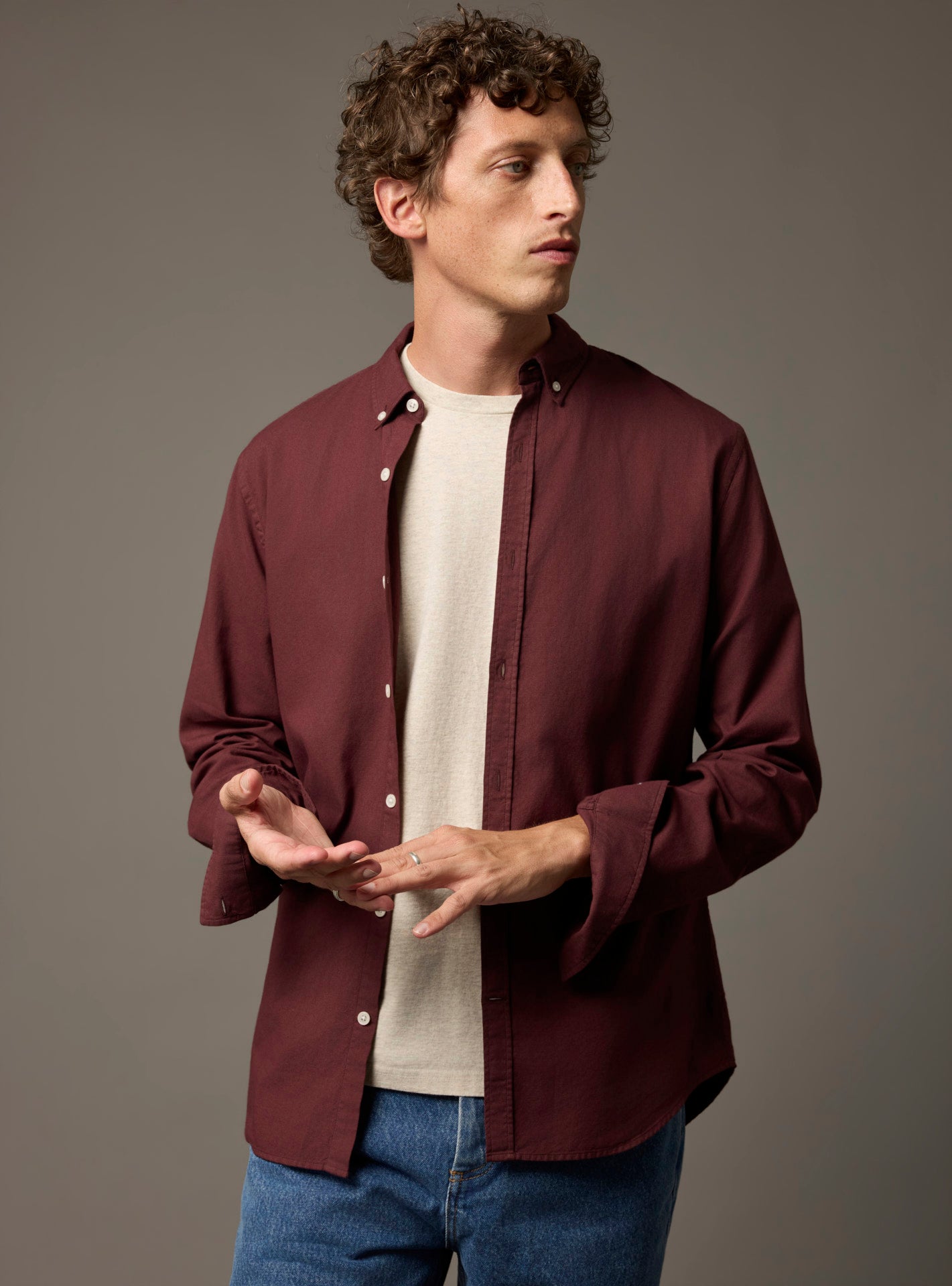 College Mahogany Shirt-5