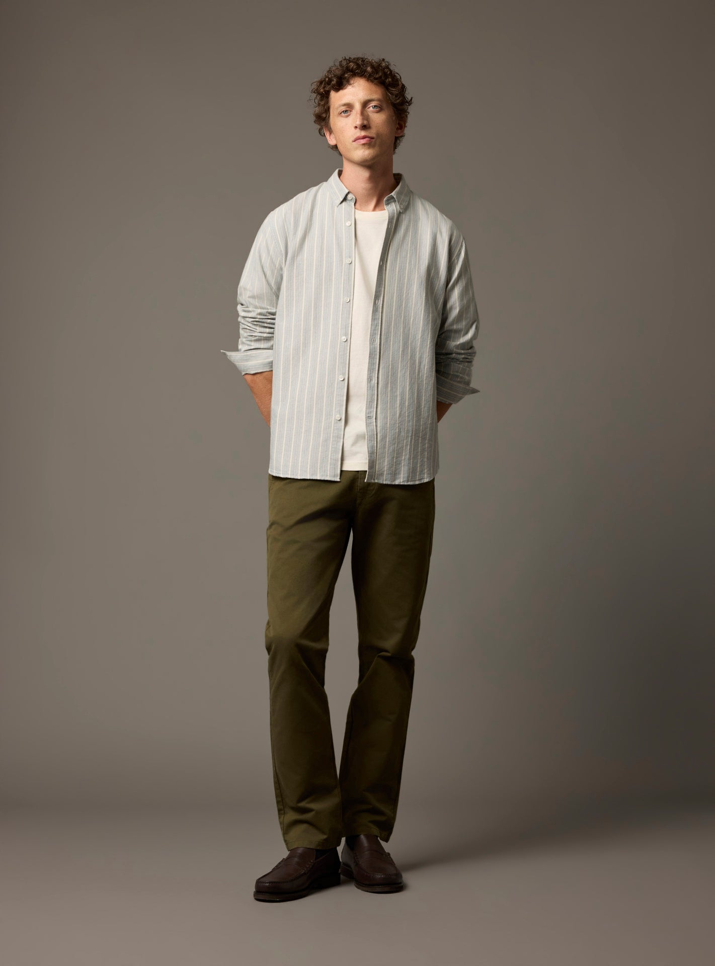 College Ecru/Glacier Shirt-2