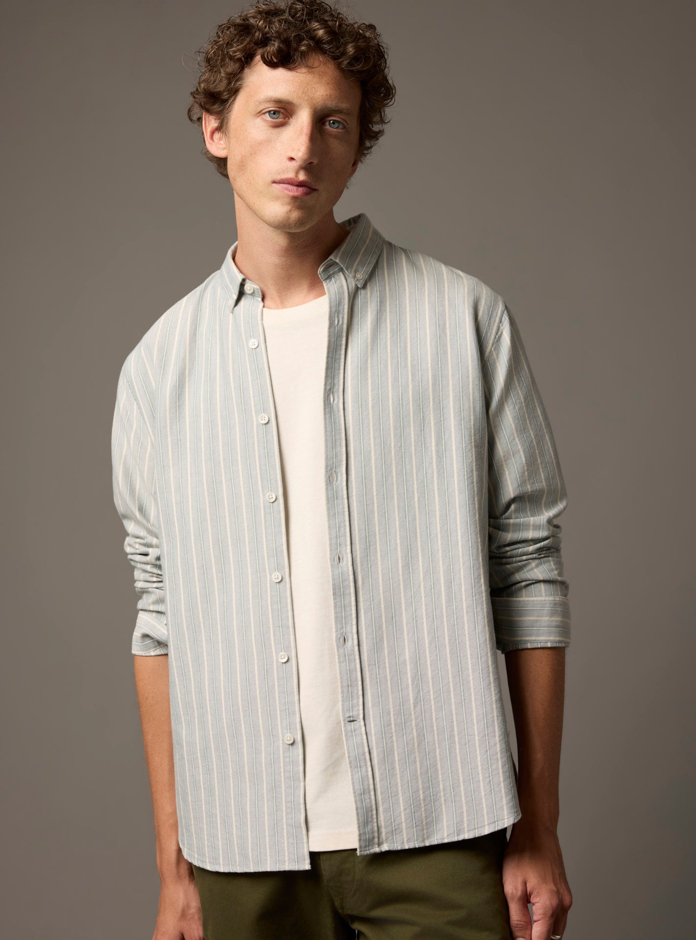 College Ecru/Glacier Shirt-1