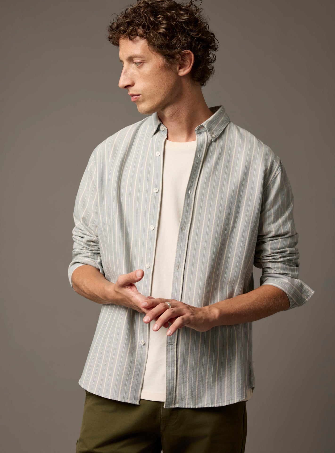 College Ecru/Glacier Shirt-4