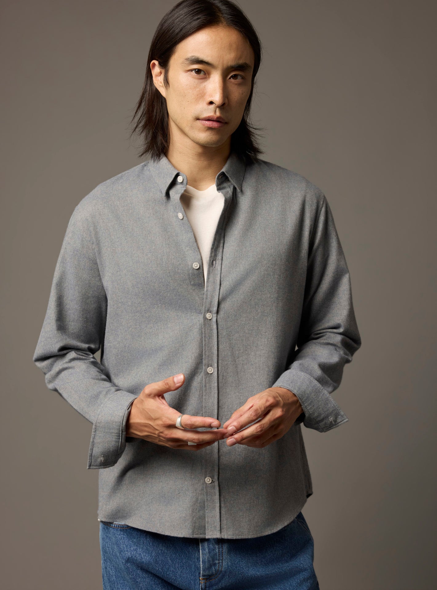 Chemise Mercer Mixed Blue