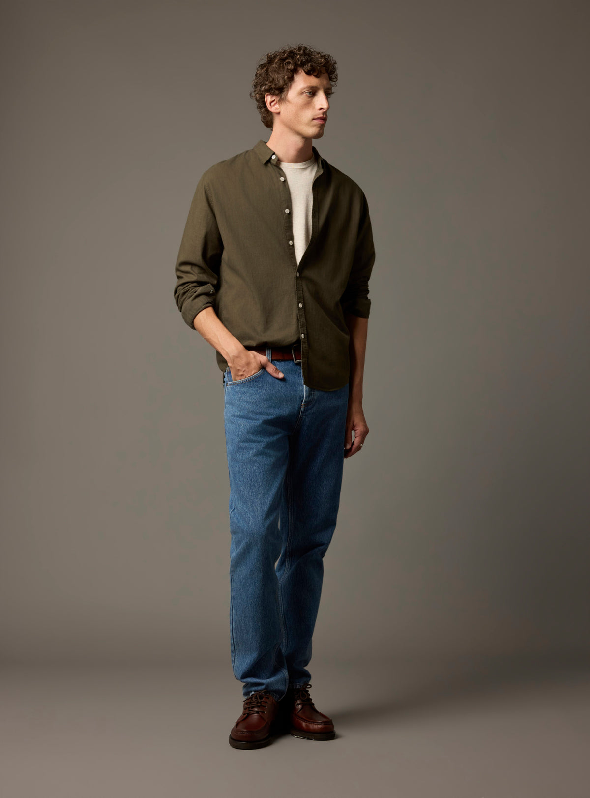 Mercer Dark Khaki Shirt