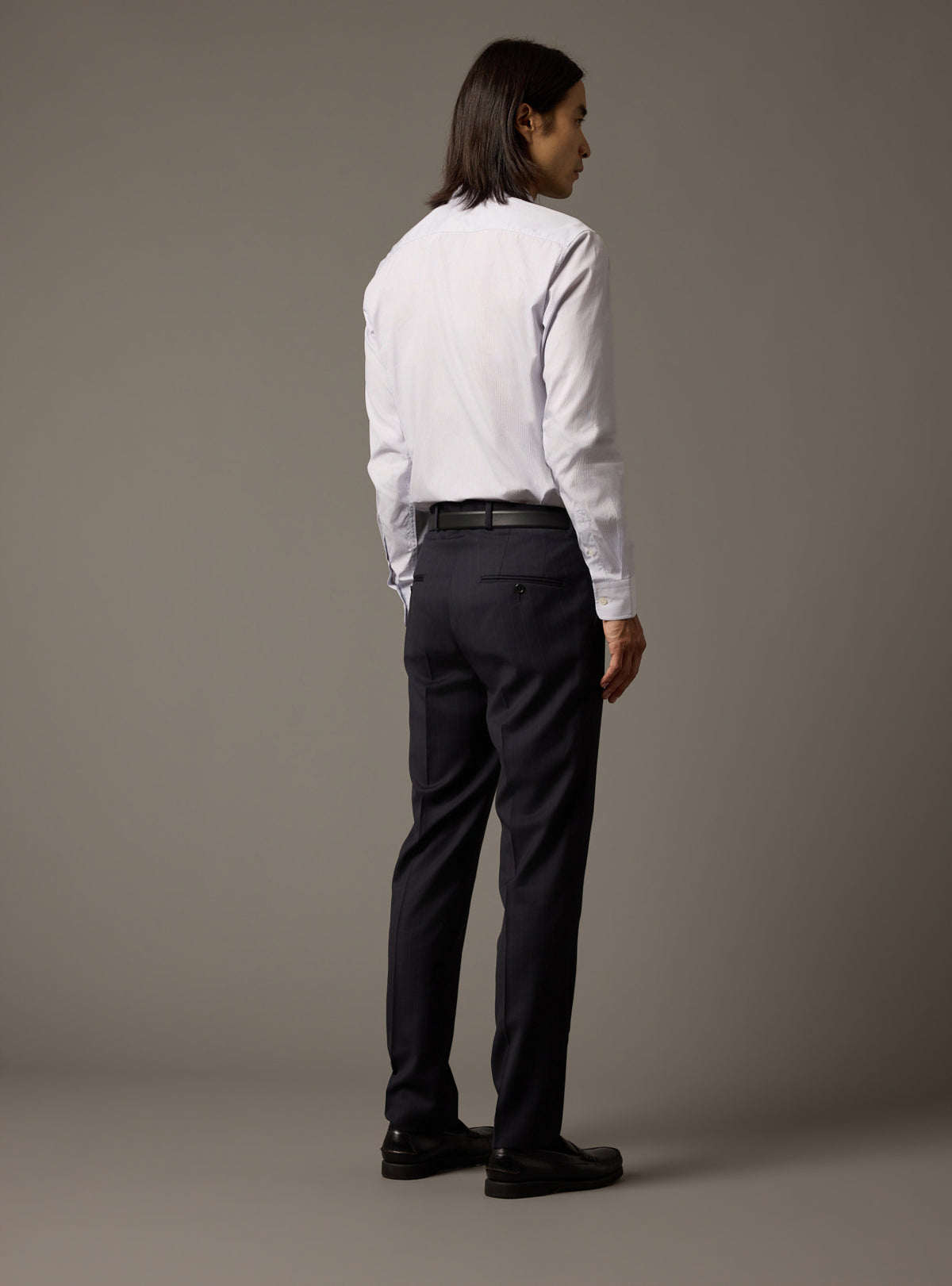Chemise Jake Denim Blue/White-4