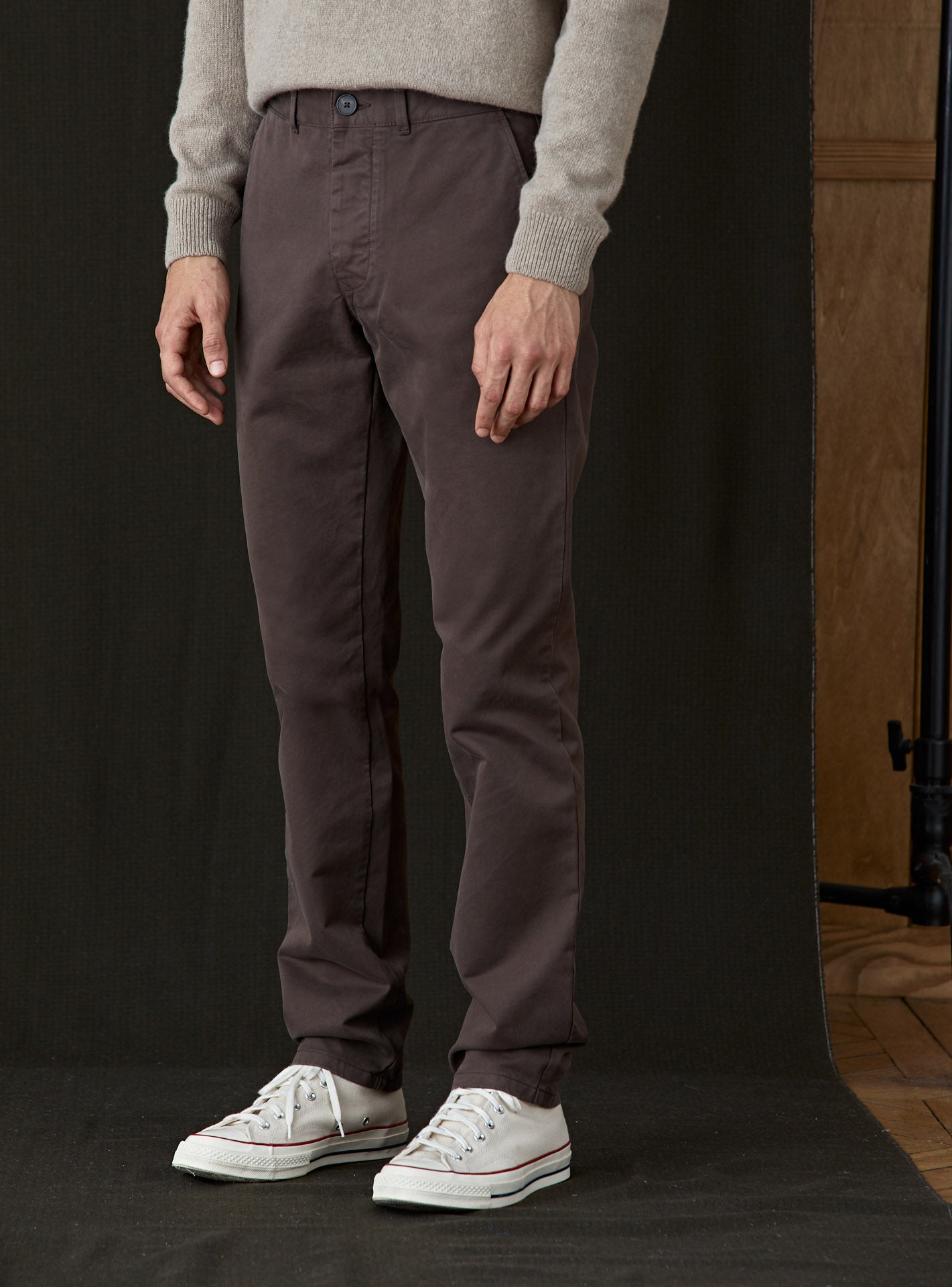 Chino Classique Paul Coffee-4