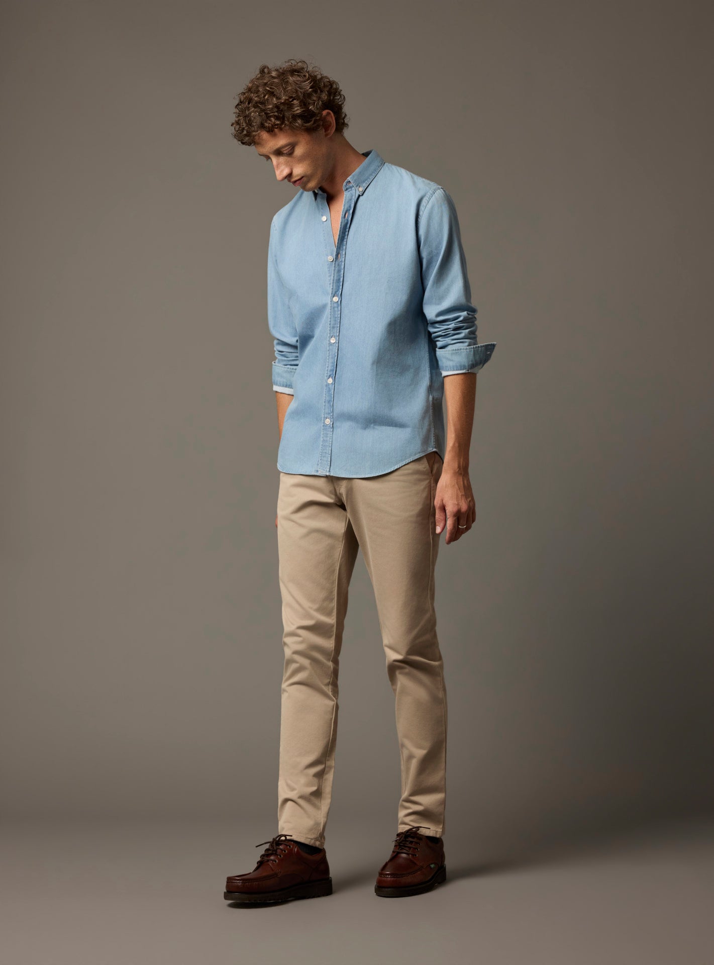 Charles Beige Chinos-3