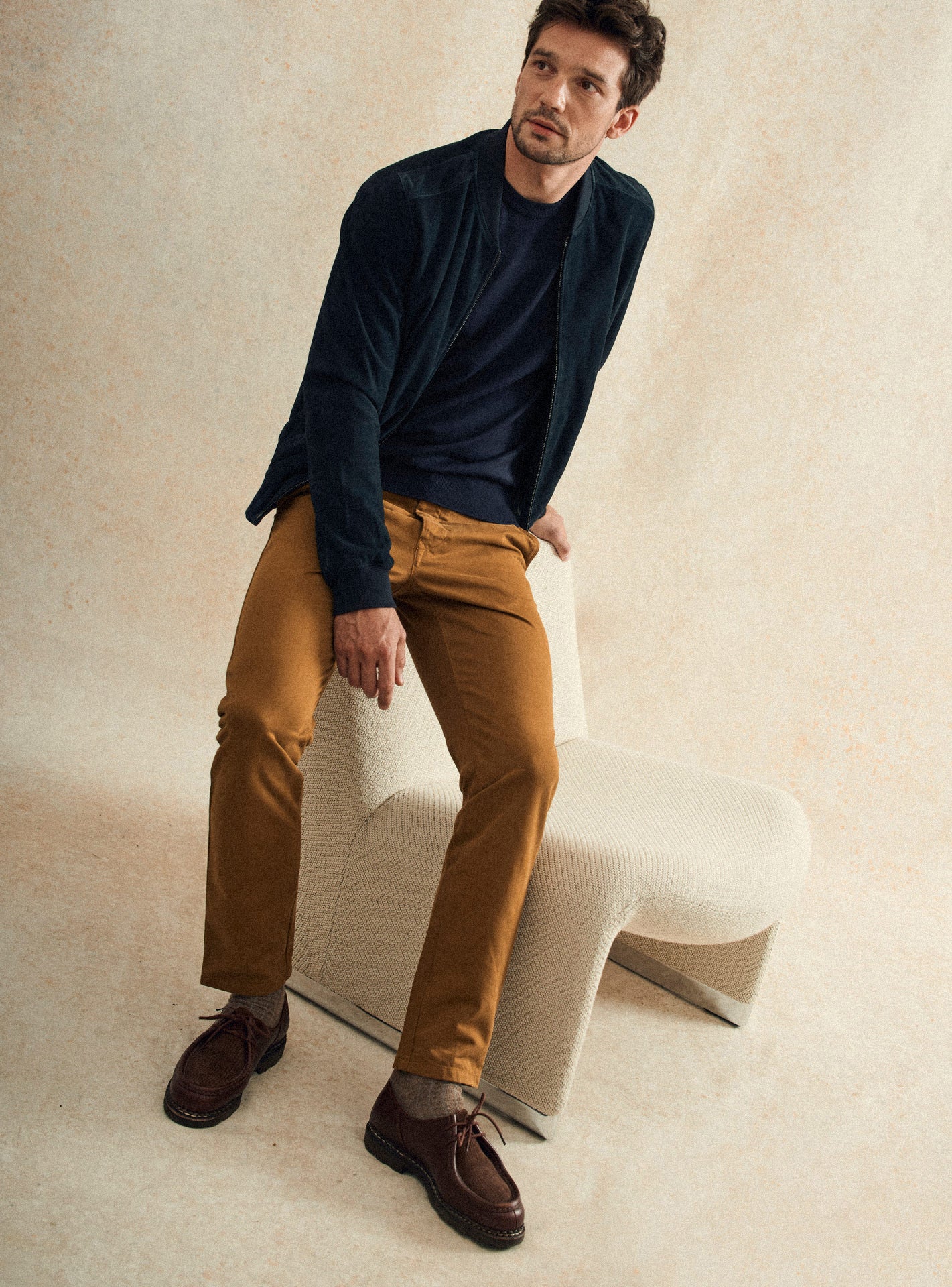 Chino Charles Moutarde-2