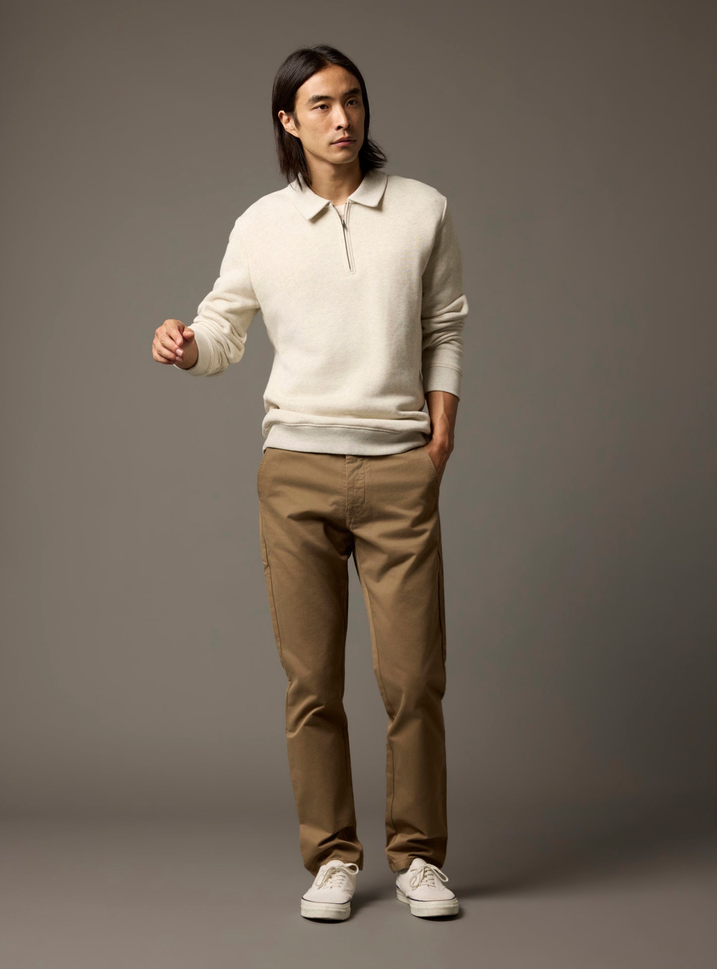 Charles Sienna Beige Chinos-5